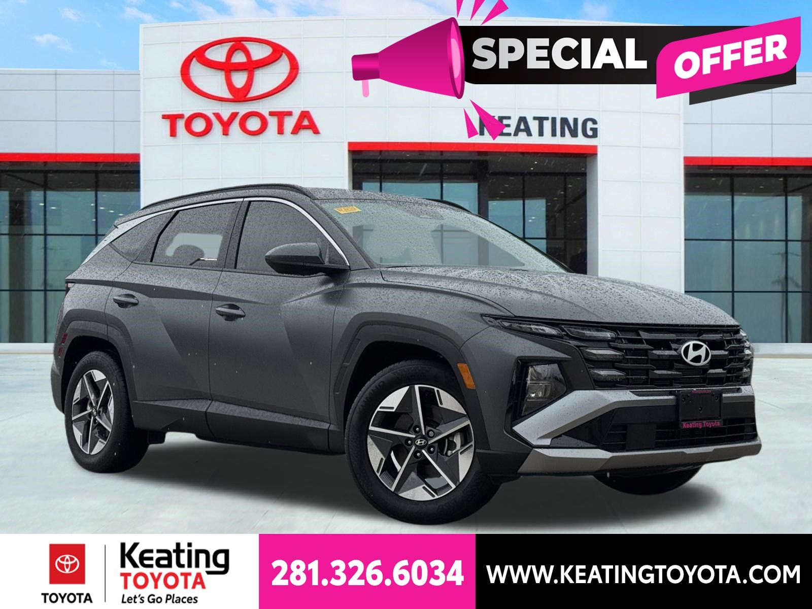 Ecotronic Gray Matte 2025 Hyundai Tucson SEL FWD SUV / Crossover Front-Wheel Drive 8-Speed Automatic
