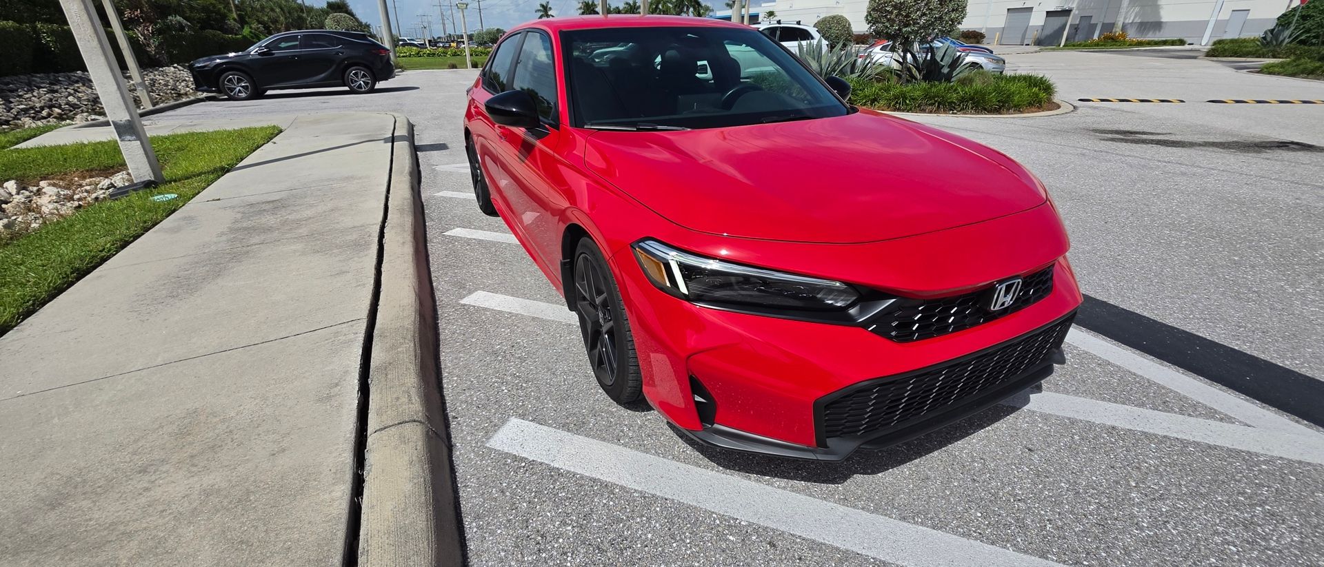 Certified Used 2025 Red Honda Sport image 3