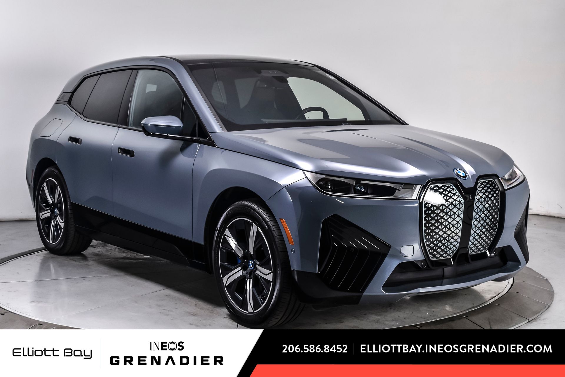 Storm Bay Metallic 2025 BMW iX xDrive50 AWD SUV / Crossover All-Wheel Drive Automatic