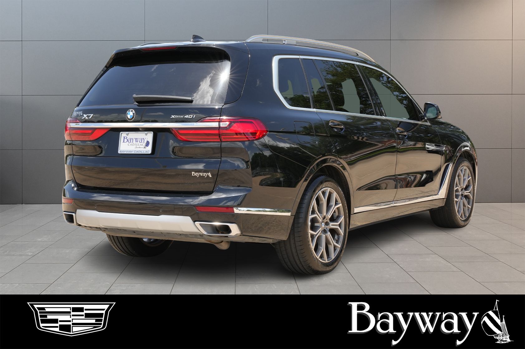2022 BMW X7 xDrive40i Black at Bayway Cadillac of The Woodlands