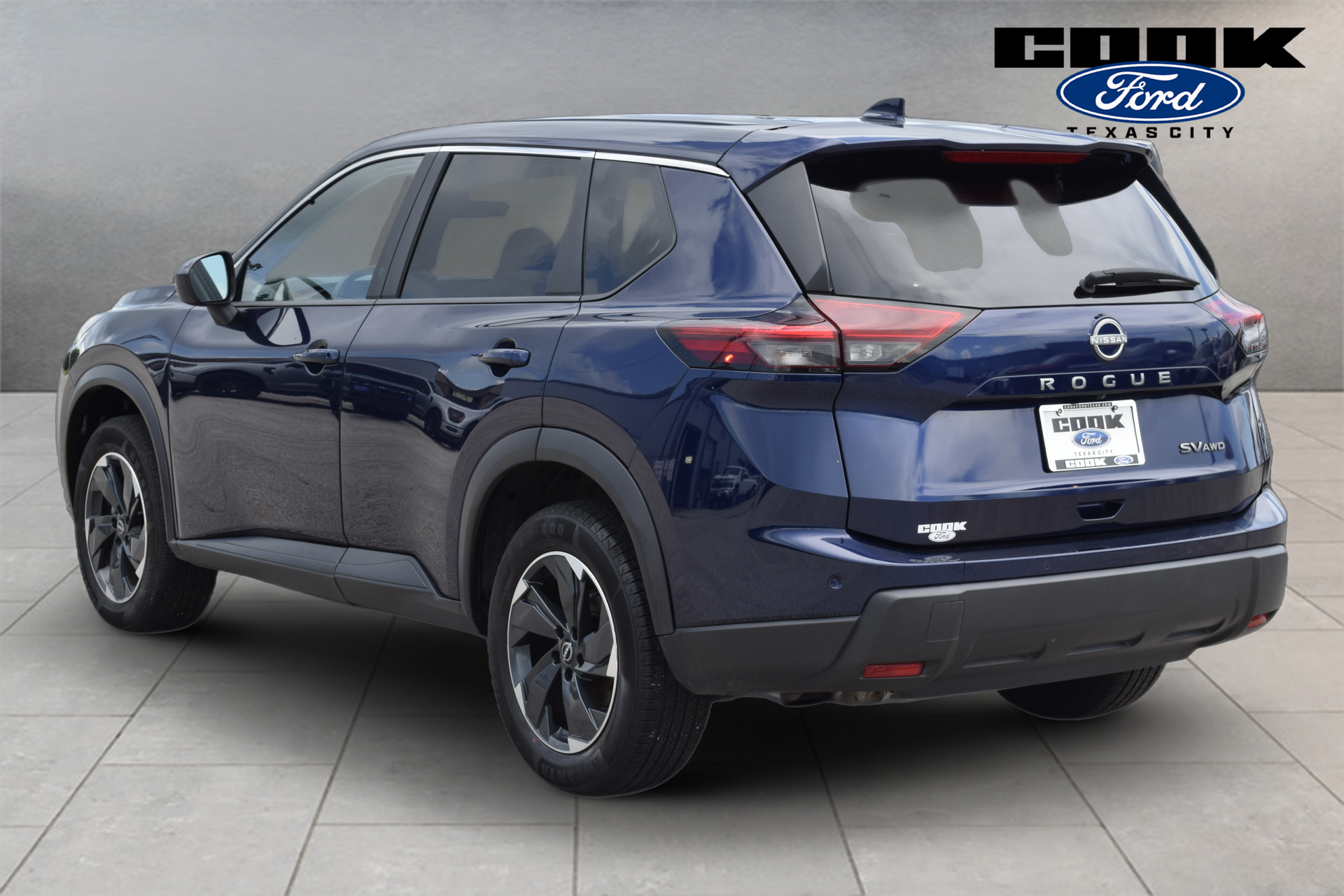 2024 Nissan Rogue SV Blue at Central Houston Nissan