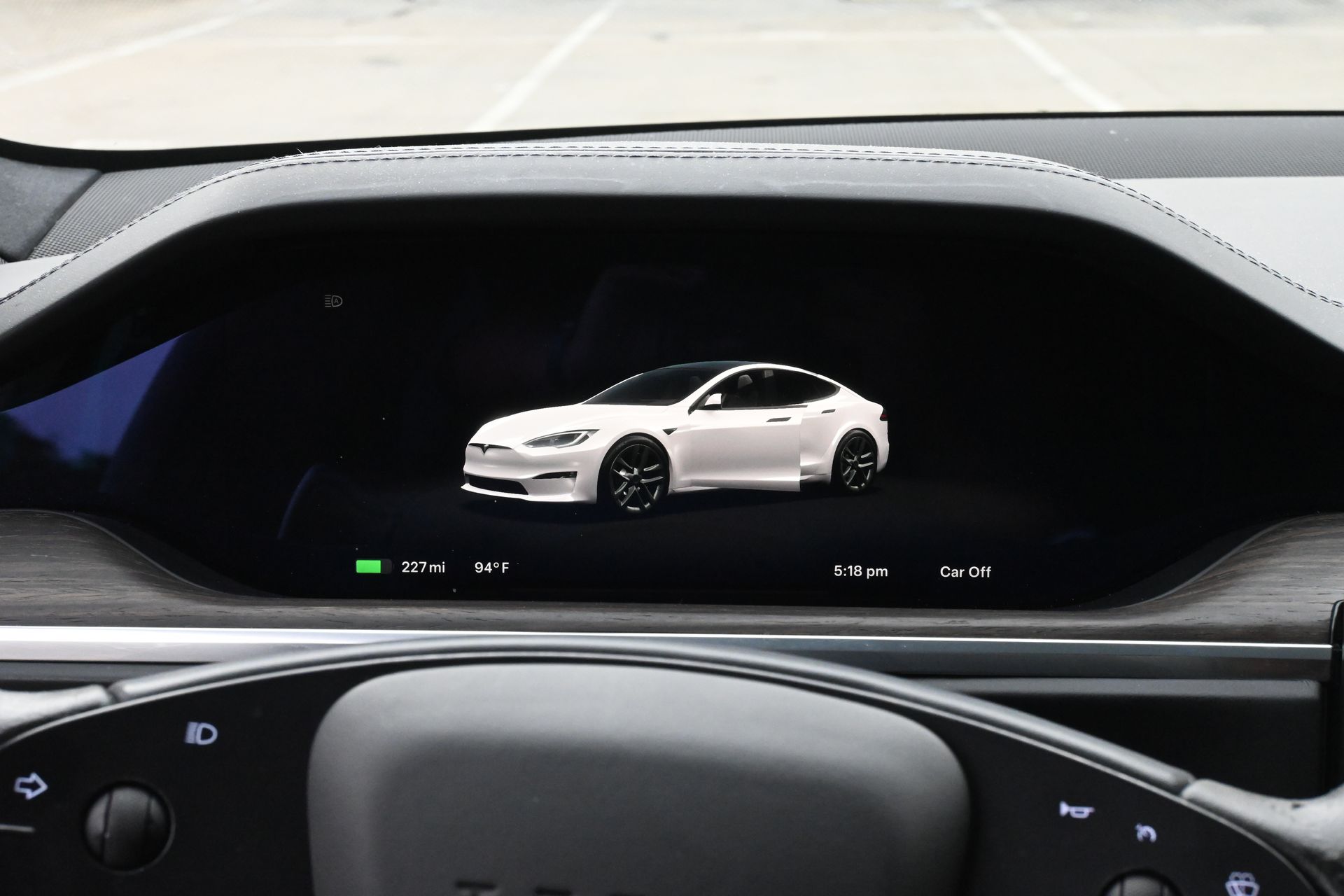 2023 Tesla Model S Standard Range White at Shottenkirk Kia Fort Bend