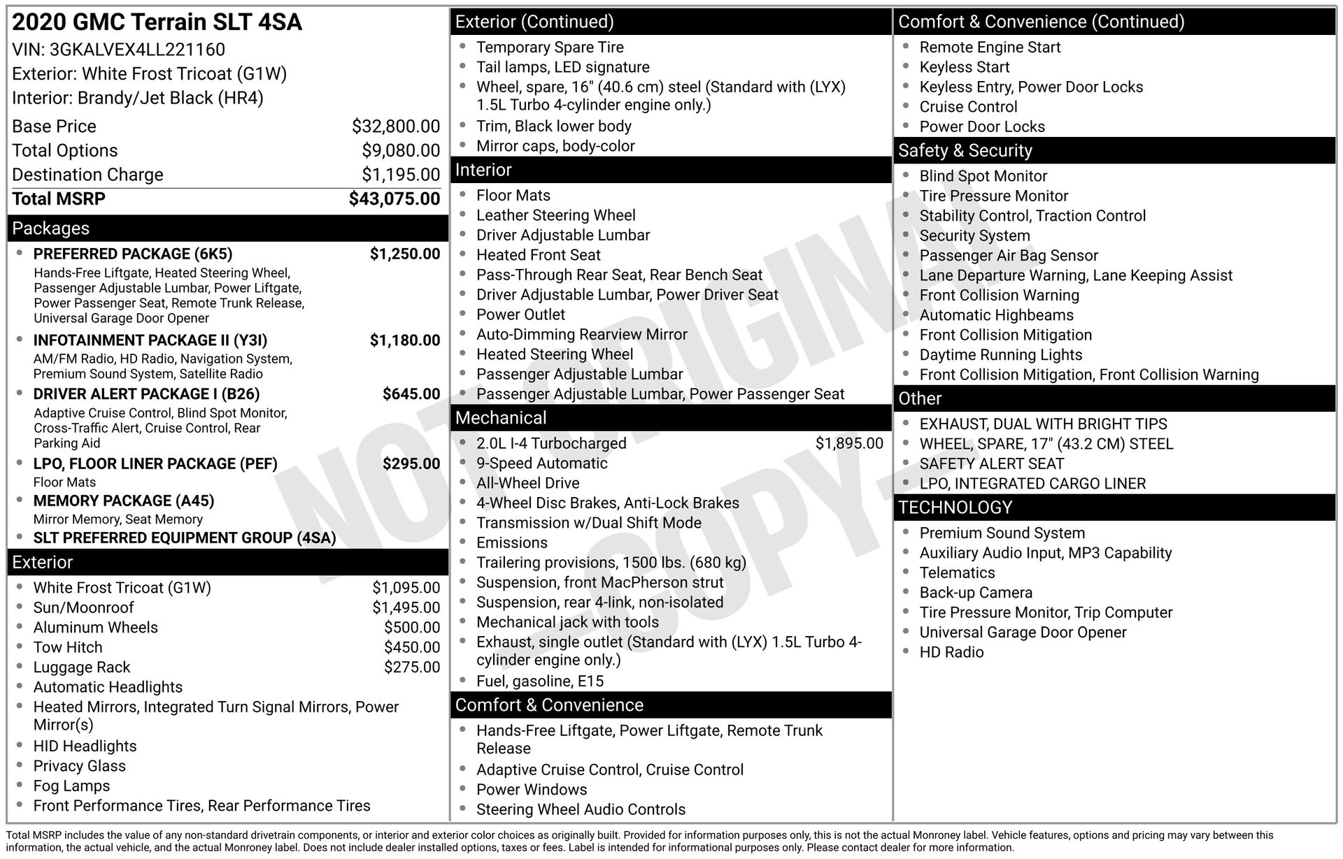 2020 GMC Terrain SLT