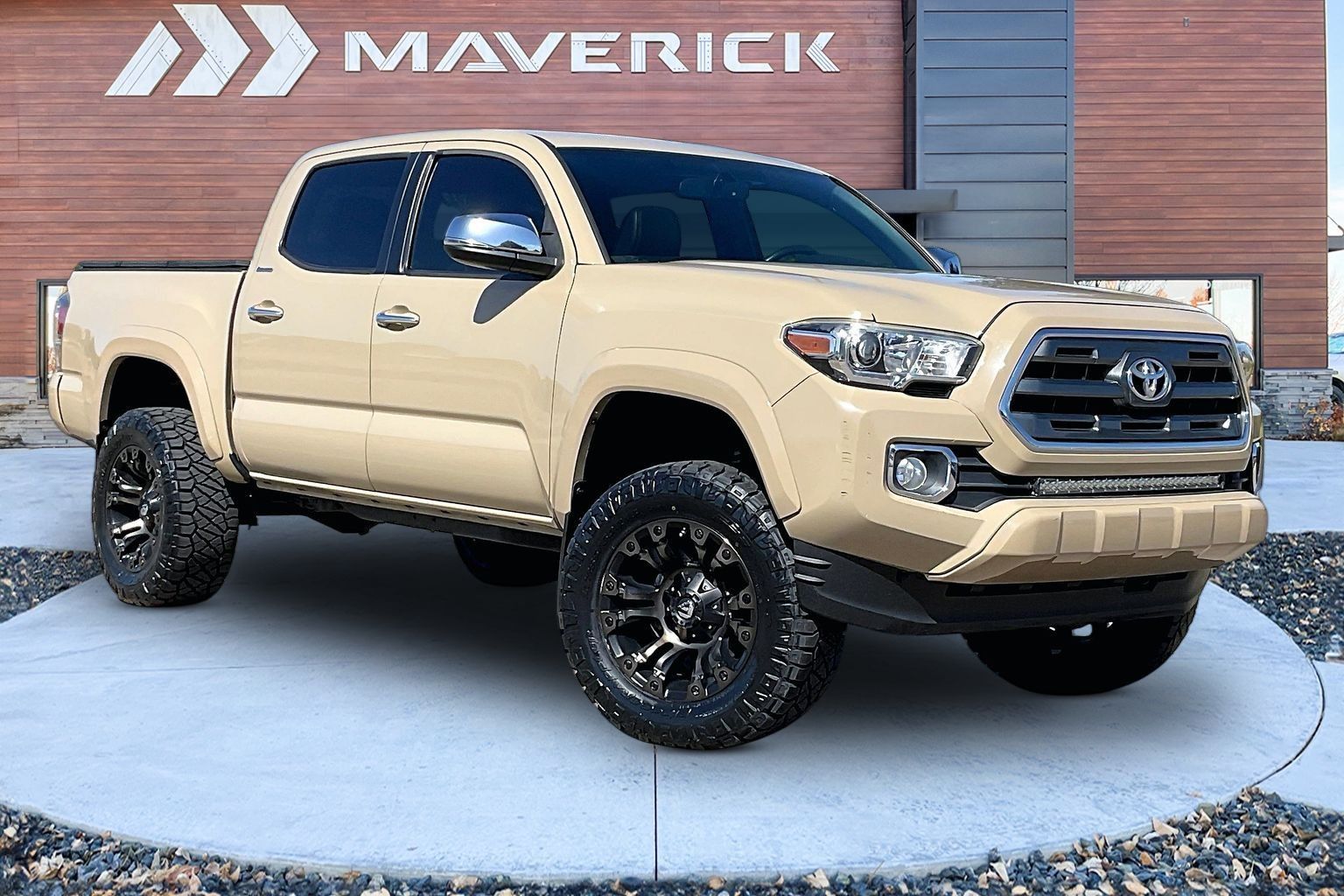 Quicksand 2017 Toyota Tacoma Limited V6 Double Cab 4WD Pickup Truck Four-Wheel Drive Automatic