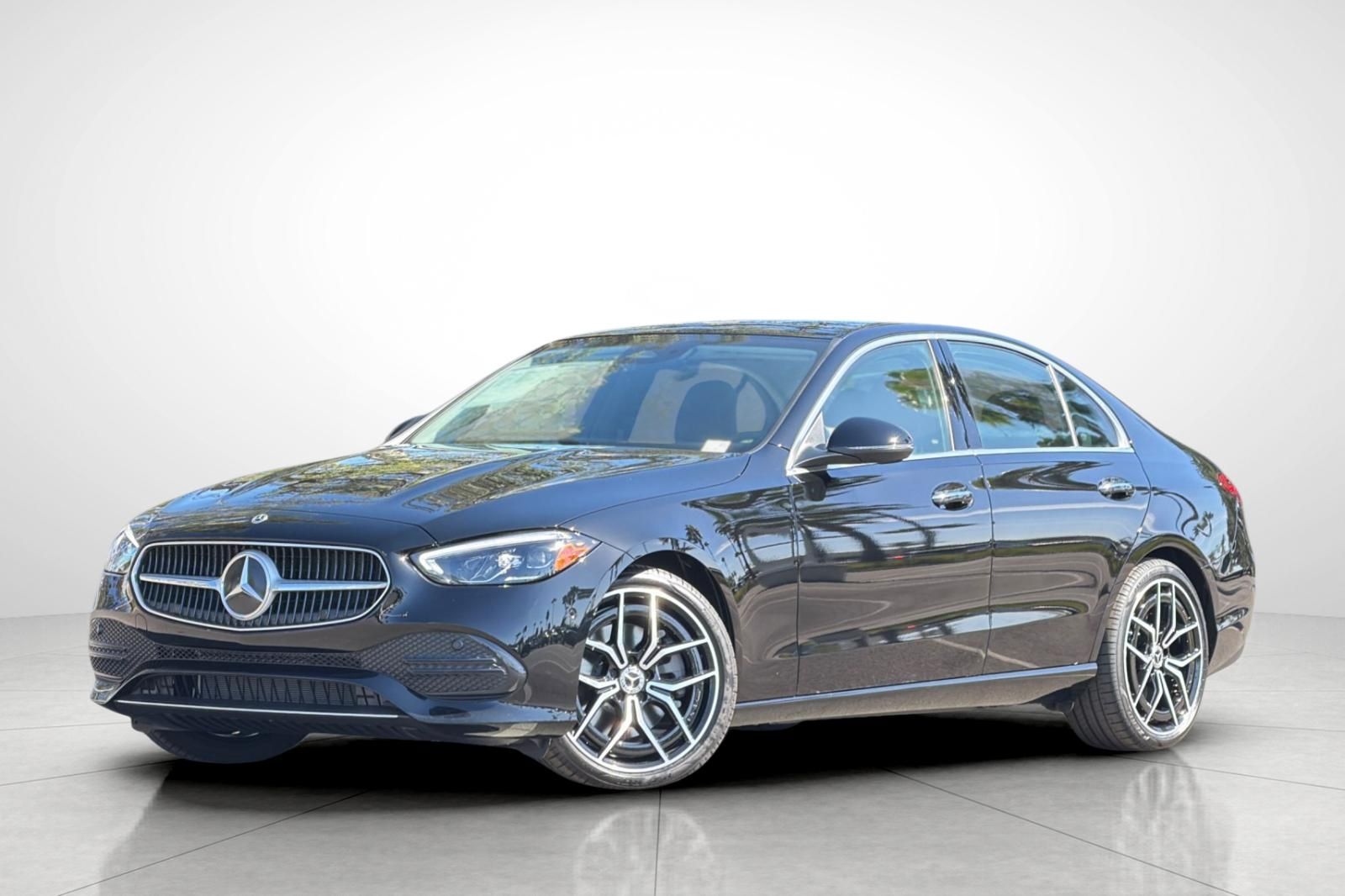 Black 2026 Mercedes-Benz C-Class Sedan Rear-Wheel Drive 9-Speed Automatic