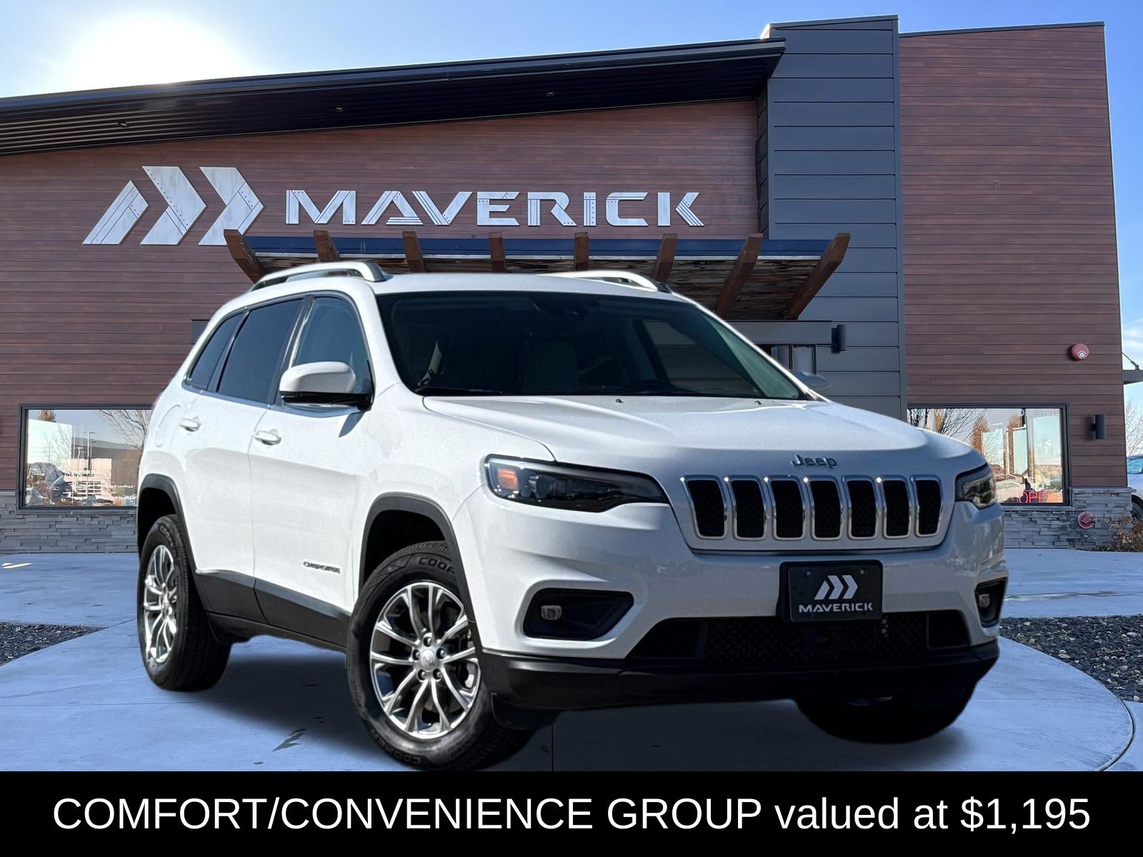 Bright White Clearcoat 2021 Jeep Cherokee SUV / Crossover Four-Wheel Drive Automatic