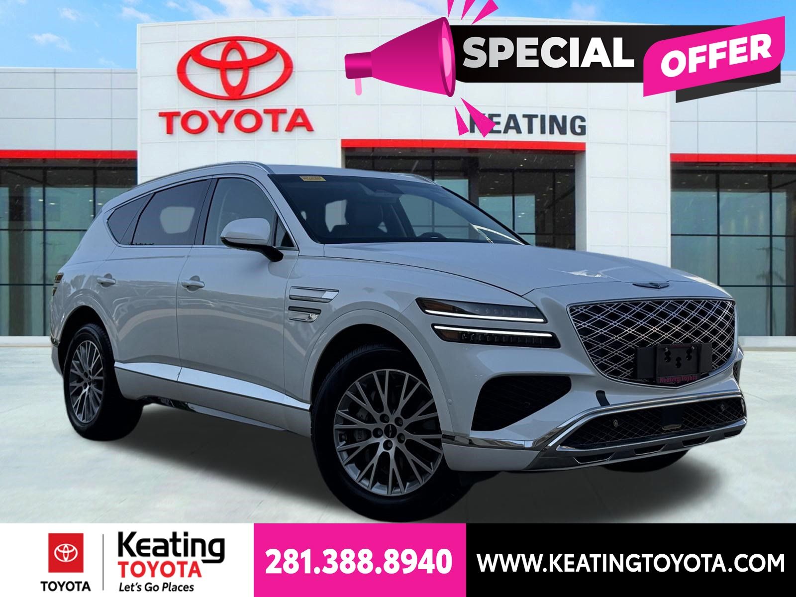Uyuni White 2026 Genesis GV80 SUV / Crossover All-Wheel Drive 8-Speed Automatic