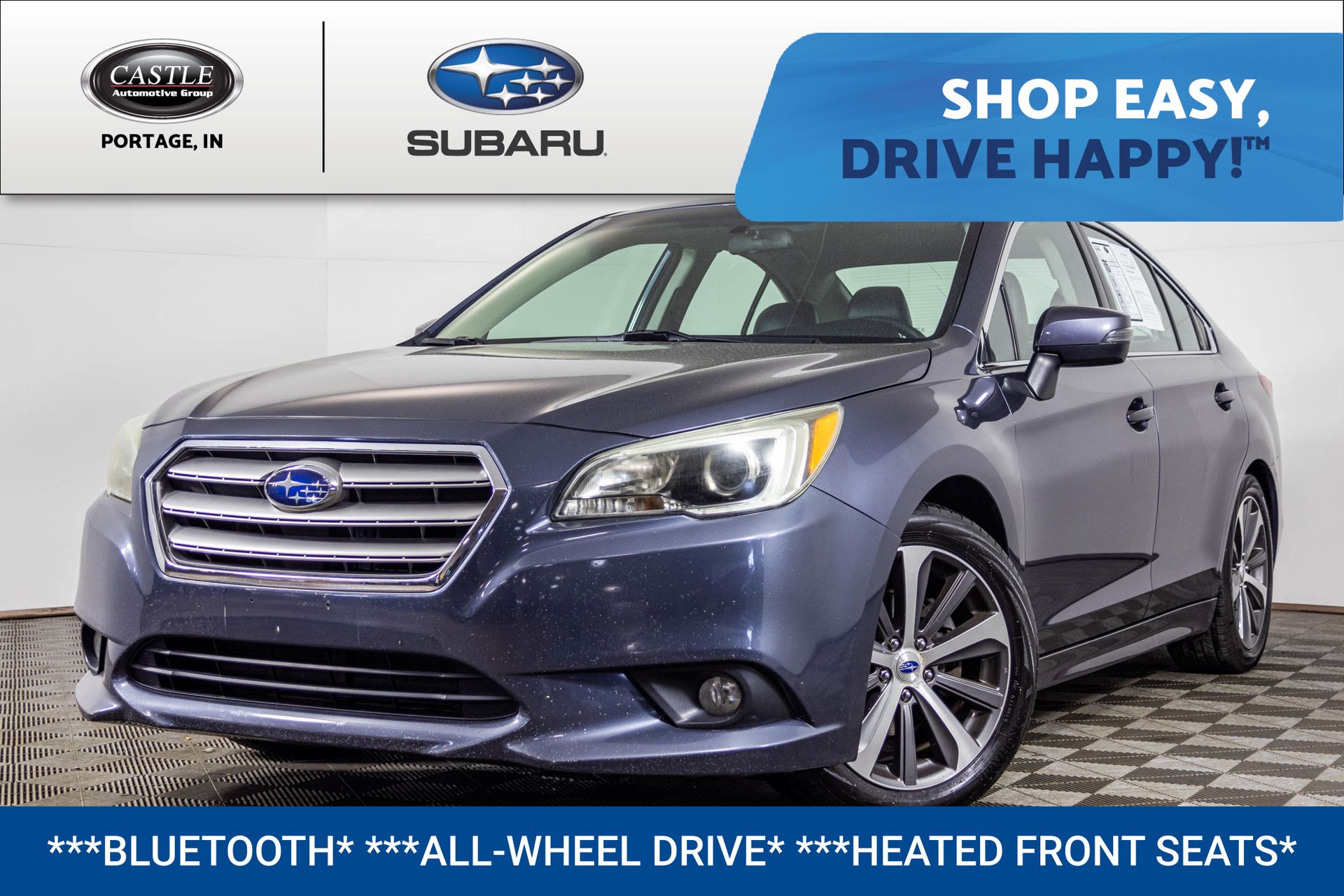 Carbide Gray Metallic 2016 Subaru Legacy 2.5i Limited AWD Sedan All-Wheel Drive Continuously Variable Transmission