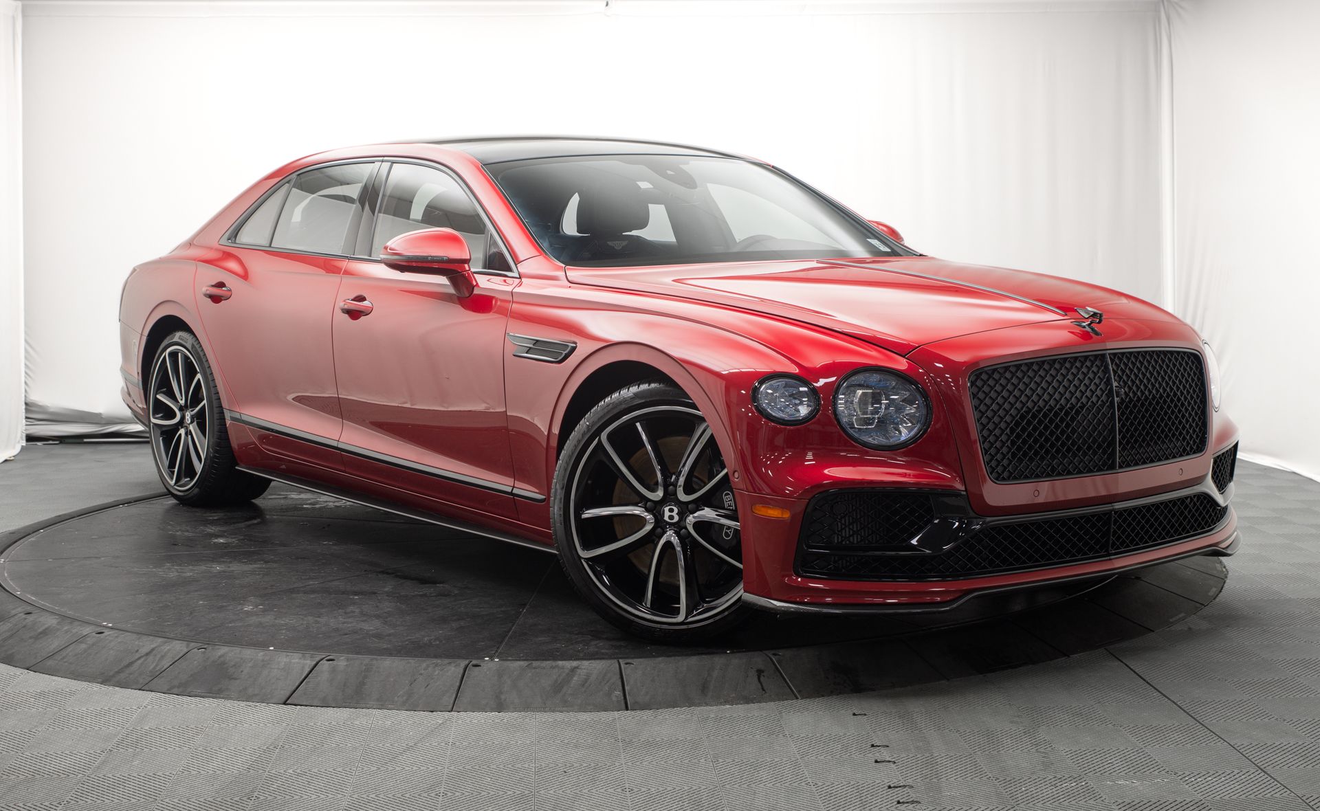 Dragon Red II Metallic 2024 Bentley Flying Spur S V8 AWD Sedan All-Wheel Drive 8-Speed Automatic