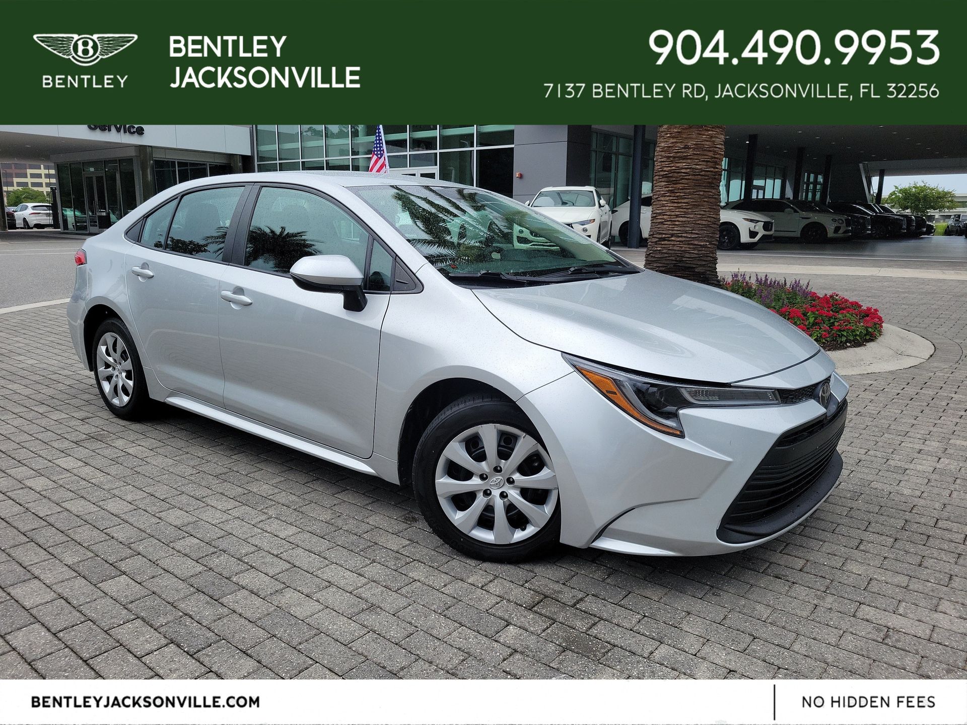 Classic Silver Metallic 2024 Toyota Corolla Sedan Front-Wheel Drive Continuously Variable Transmission