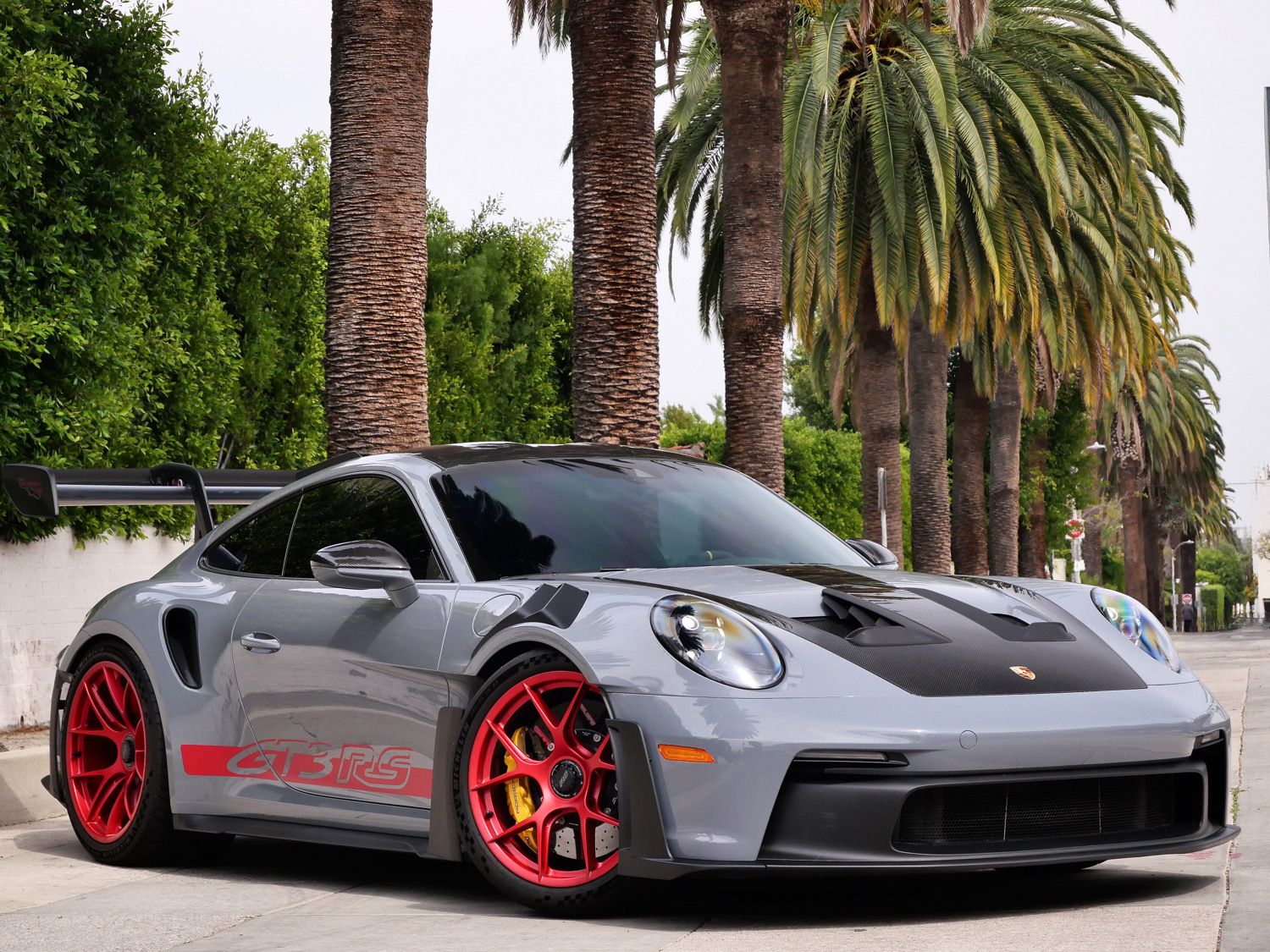 Gray (Arctic Grey) 2025 Porsche 911 GT3 RS Coupe RWD Coupe Rear-Wheel Drive 7-Speed Automatic