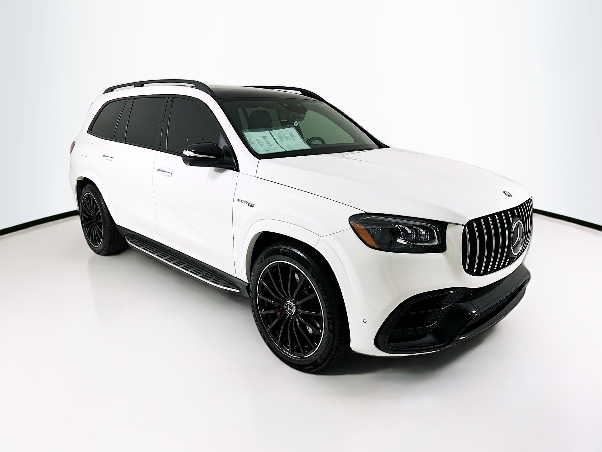 White 2024 Mercedes-Benz GLS AMG GLS 63 4MATIC SUV / Crossover All-Wheel Drive 9-Speed Automatic