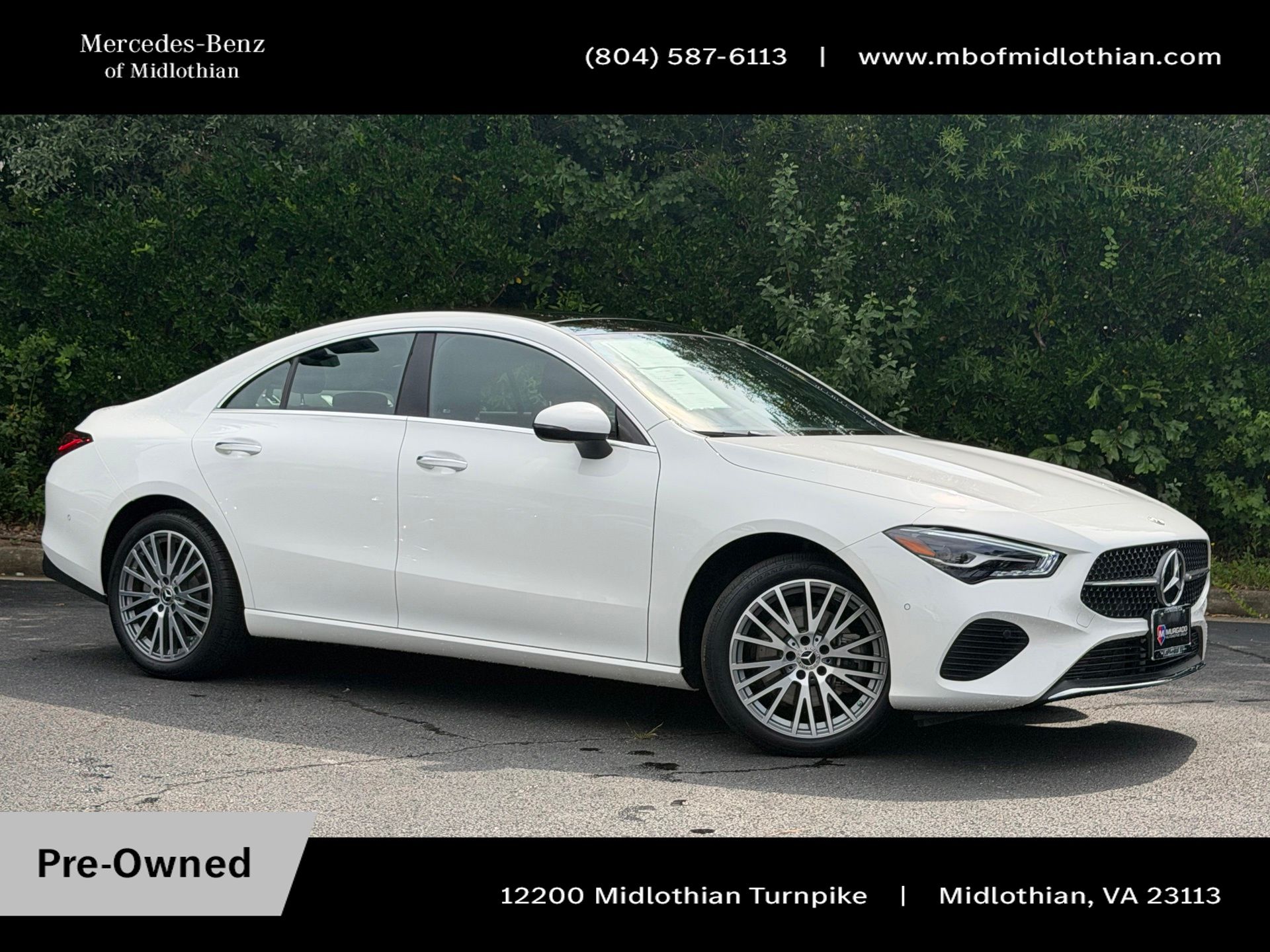 Polar White 2026 Mercedes-Benz CLA Coupe All-Wheel Drive 8-Speed Dual Clutch