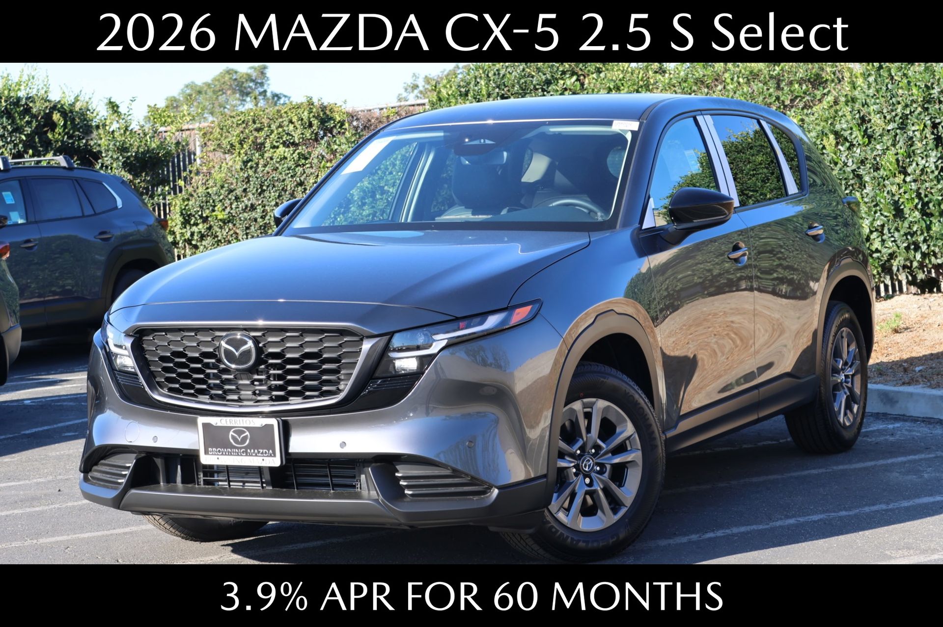 Machine Gray Metallic 2026 Mazda CX-5 2.5 S Select AWD SUV / Crossover All-Wheel Drive 6-Speed Automatic