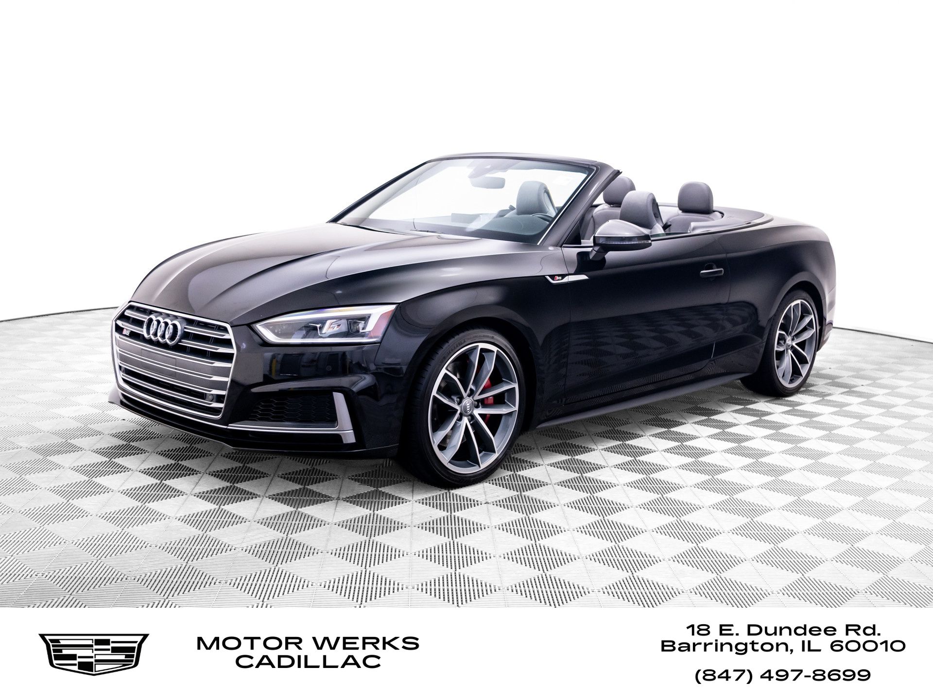 Brilliant Black 2018 Audi S5 Convertible All-Wheel Drive 8-Speed Automatic