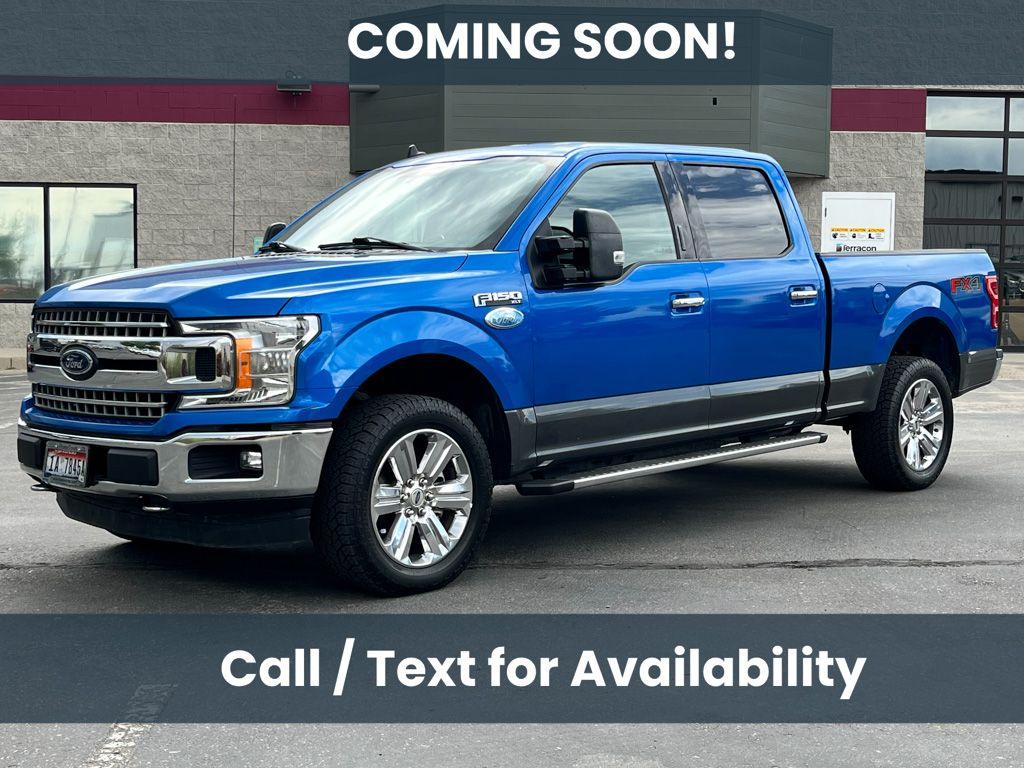 Blue 2020 Ford F-150 XLT SuperCrew LB 4WD Pickup Truck Four-Wheel Drive Automatic