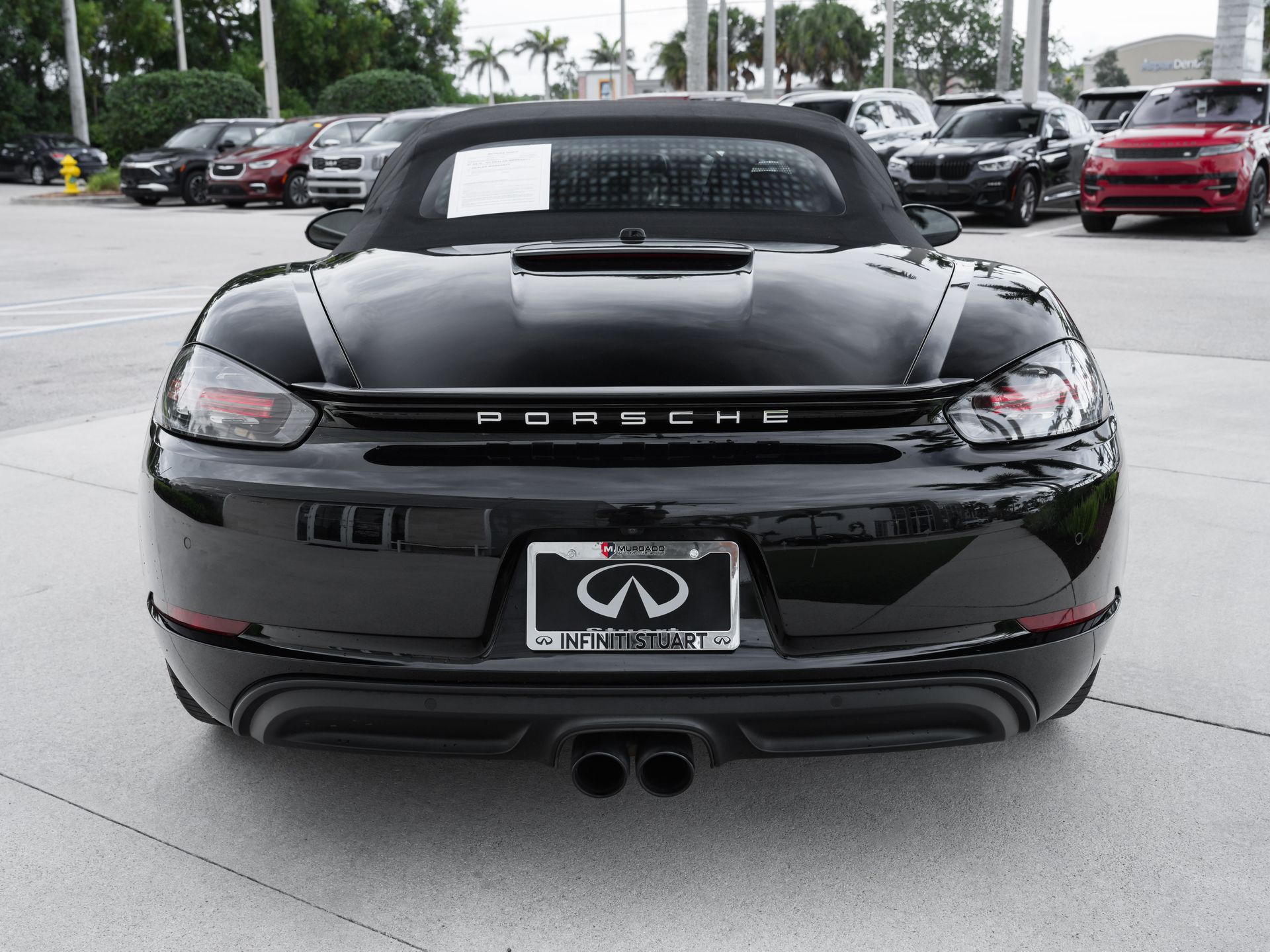 used 2021 Porsche 718 Boxster car, priced at $53,000