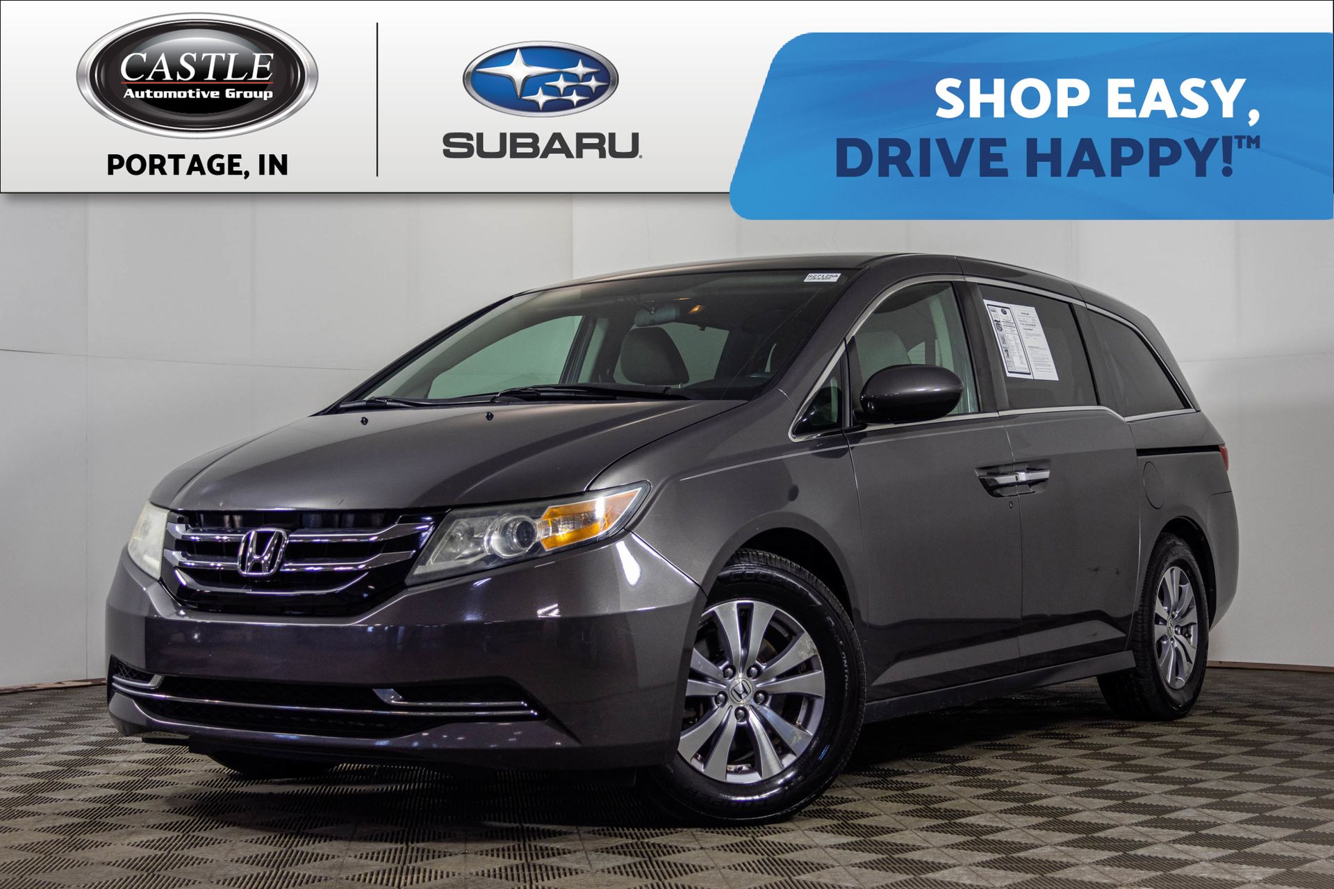 Gray 2016 Honda Odyssey EX FWD Minivan Front-Wheel Drive 6-Speed Automatic