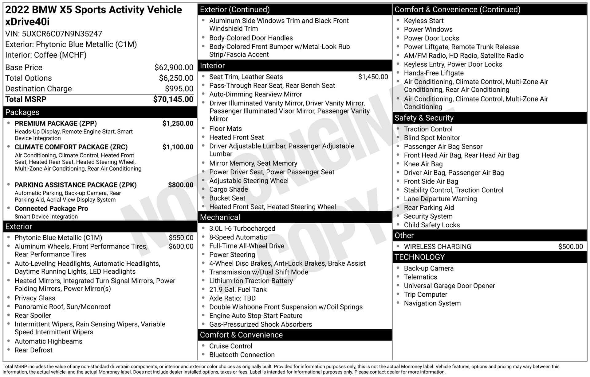 2022 BMW X5 40i's photo