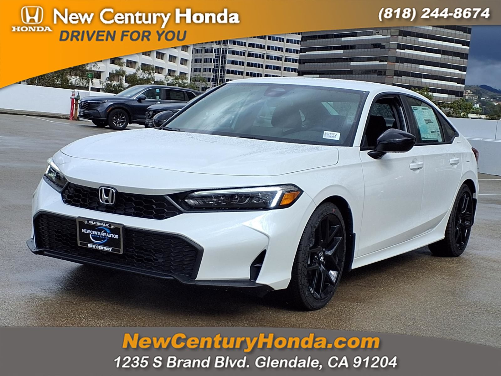 new 2026 Honda Civic car, priced at $28,345