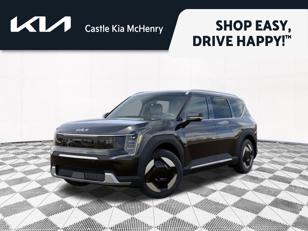 Ebony Black 2026 Kia EV9 Wind AWD SUV / Crossover All-Wheel Drive 1-Speed Automatic