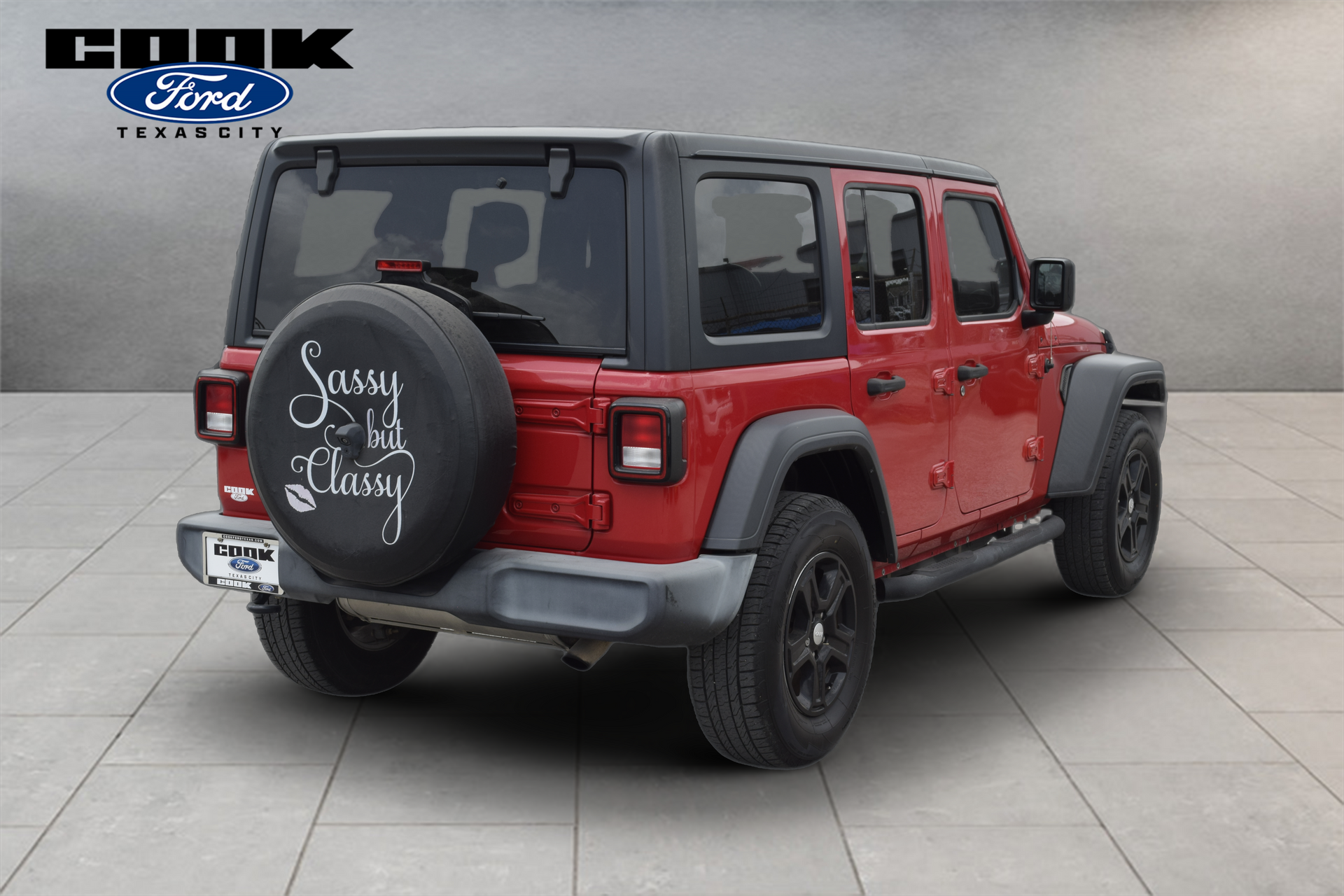 2018 Jeep Wrangler Unlimited Sport S Red at Toyota of Victoria