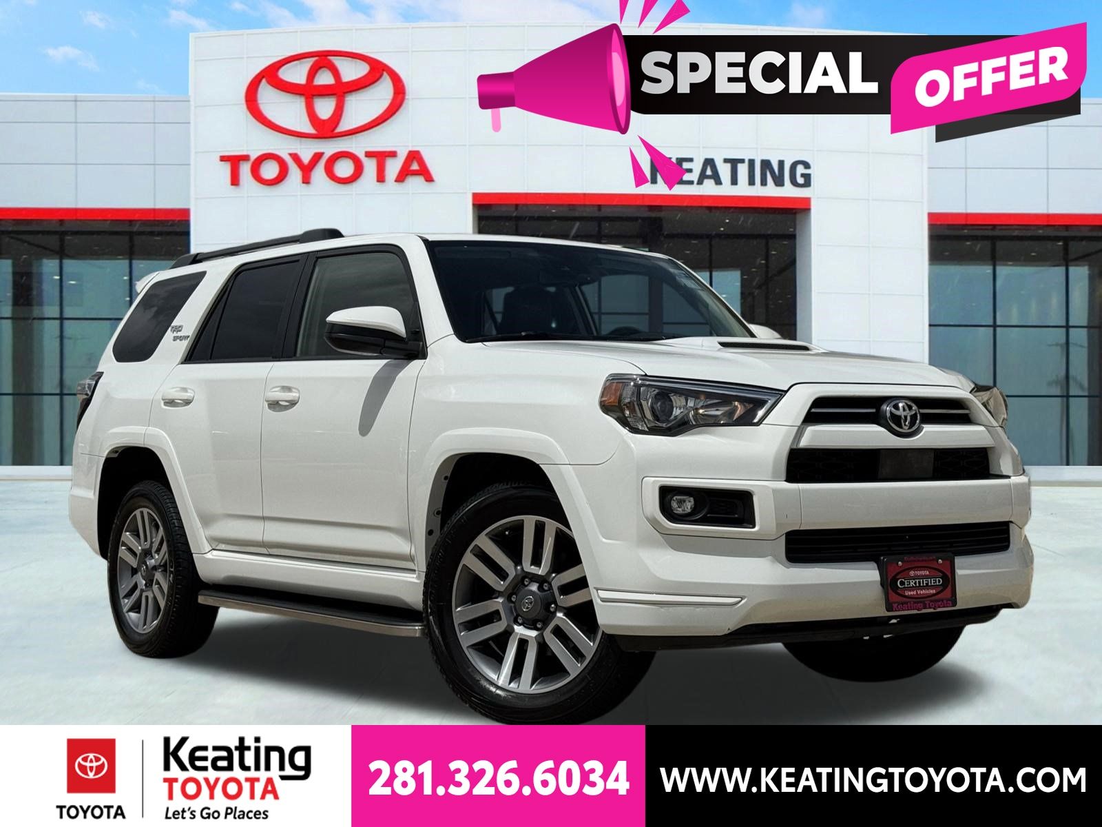Ice Cap 2023 Toyota 4Runner TRD Sport RWD SUV / Crossover 4X2 5-Speed Automatic