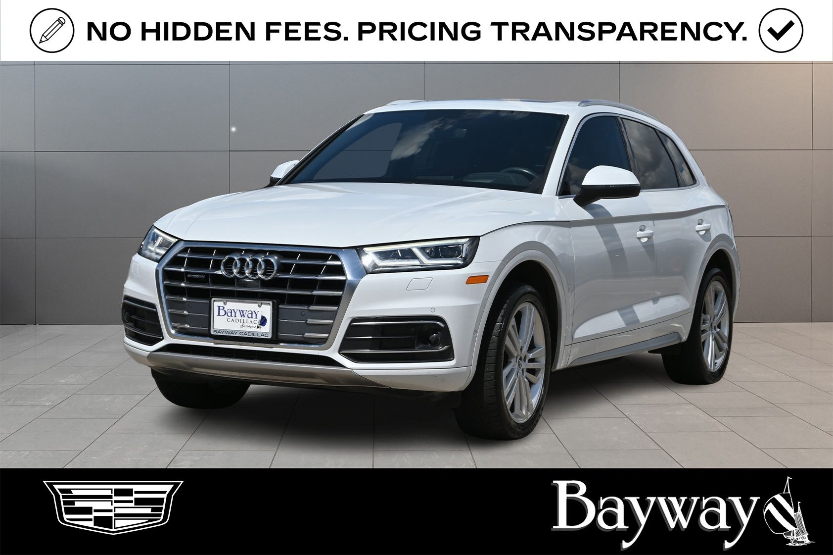 White 2019 Audi Q5 SUV / Crossover All-Wheel Drive 7-Speed Automatic