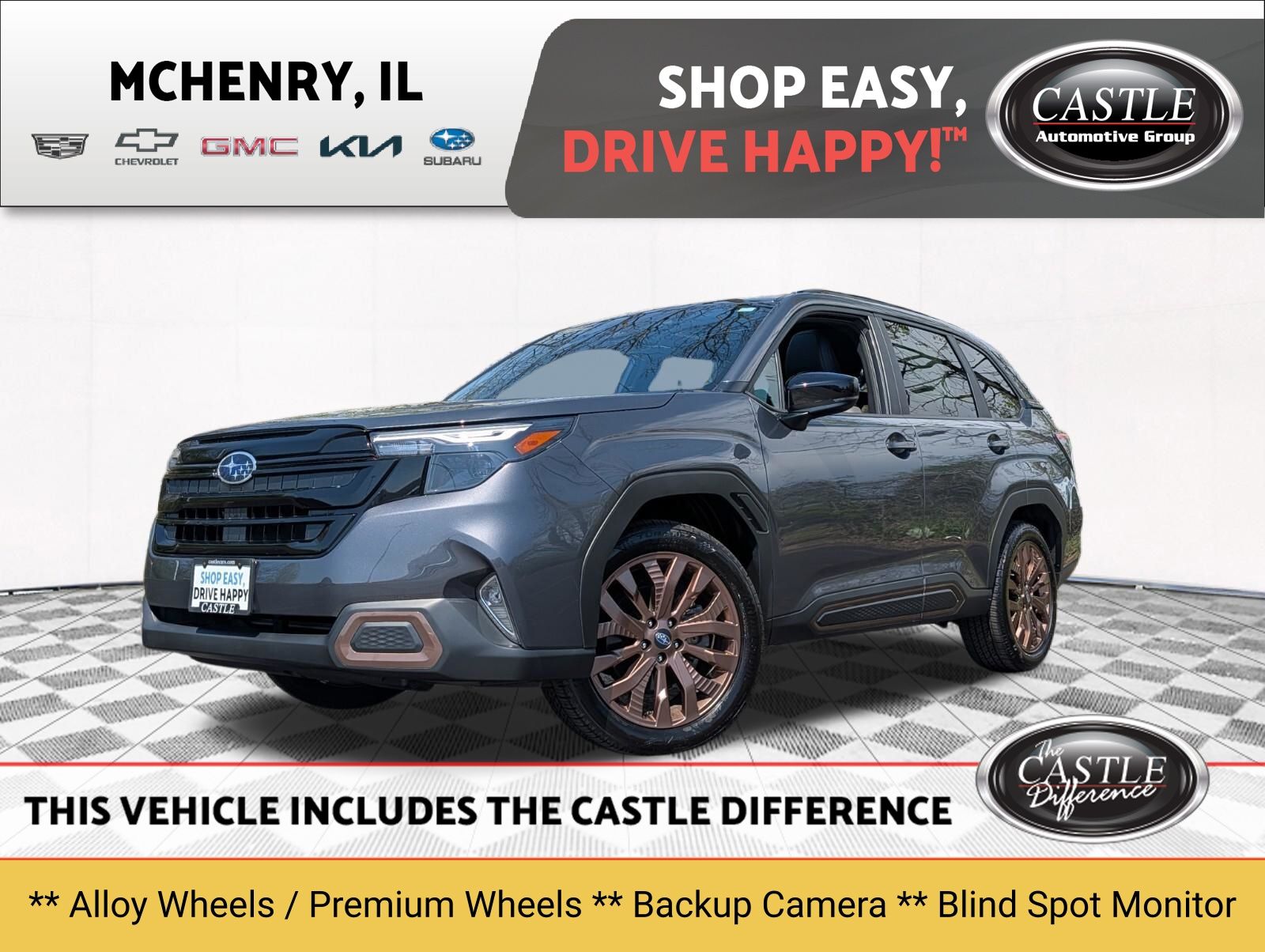 Magnetite Gray Metallic 2026 Subaru Forester SUV / Crossover All-Wheel Drive Continuously Variable Transmission