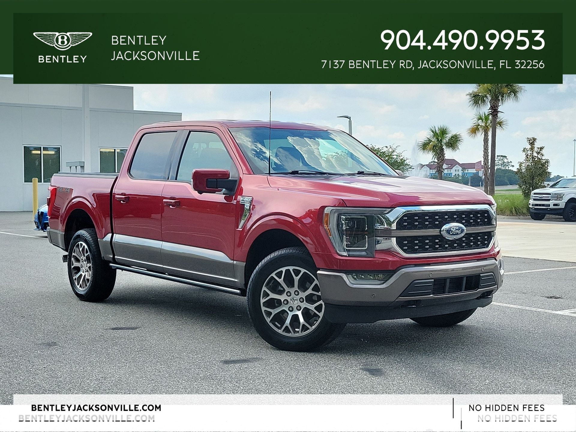 Brown 2022 Ford F-150 Pickup Truck Four-Wheel Drive Automatic