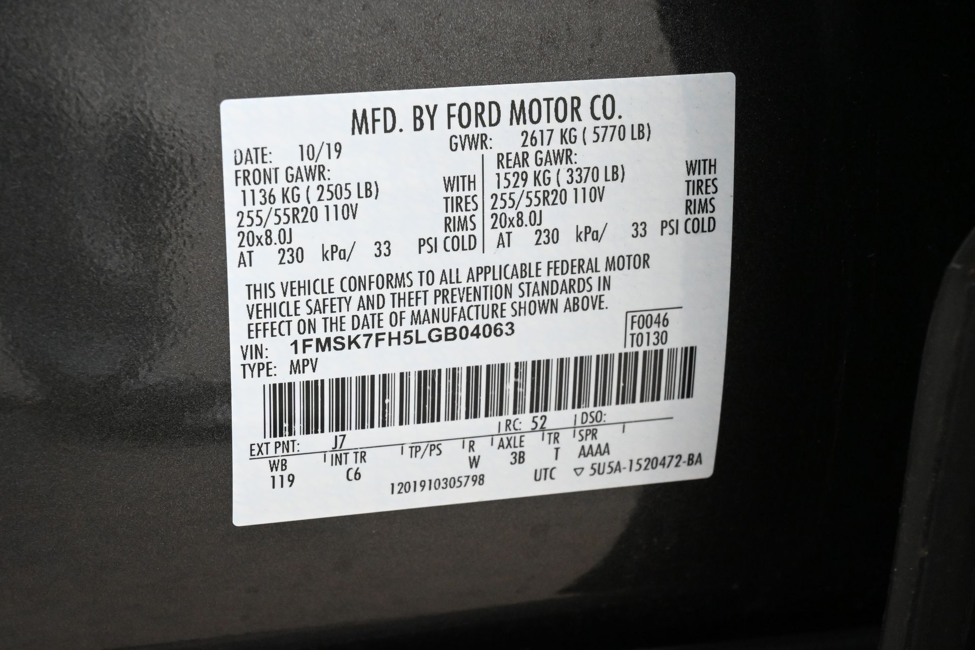 2020 Ford Explorer Limited Gray at DeMontrond Auto Country