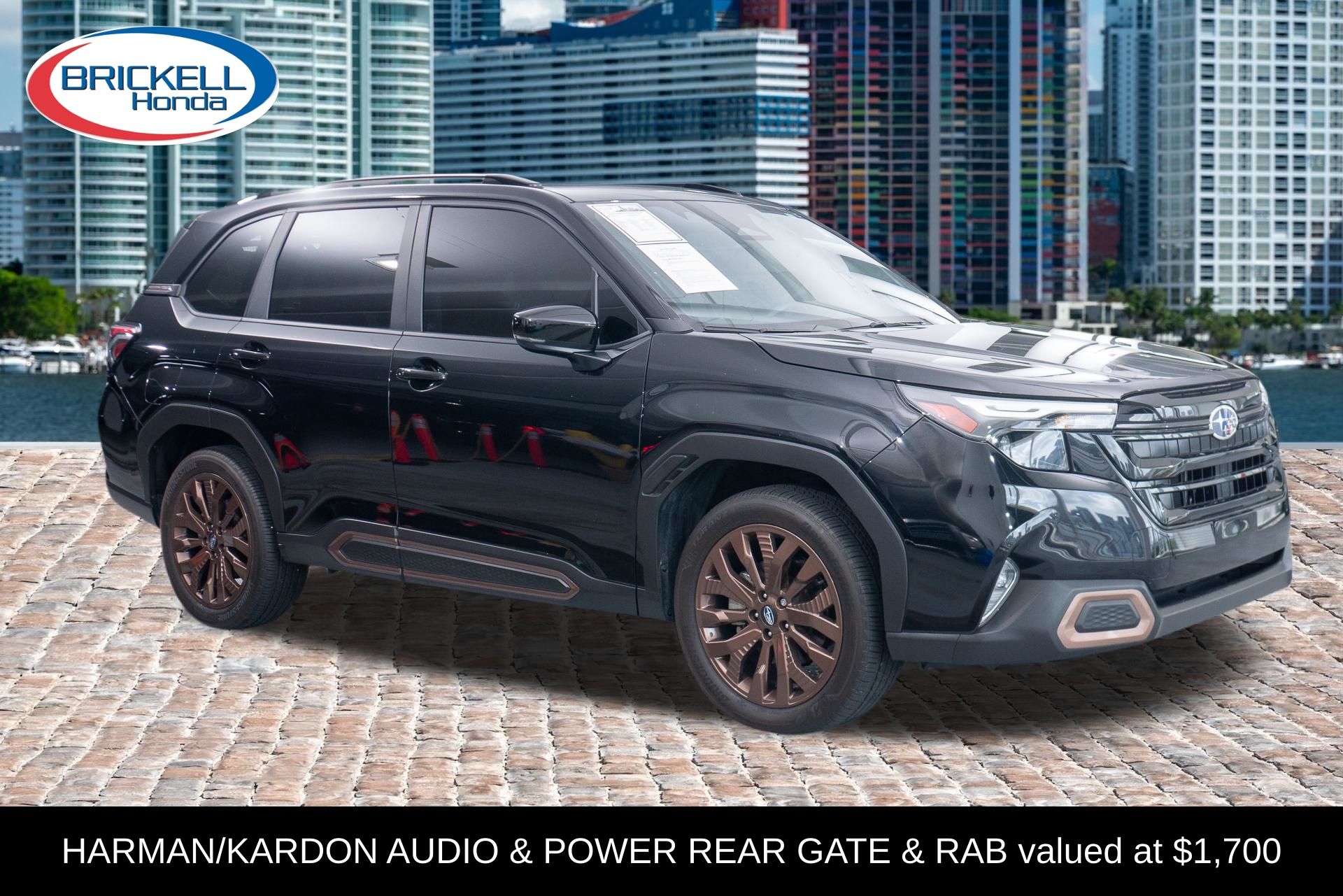Crystal Black Silica 2025 Subaru Forester SUV / Crossover All-Wheel Drive Continuously Variable Transmission