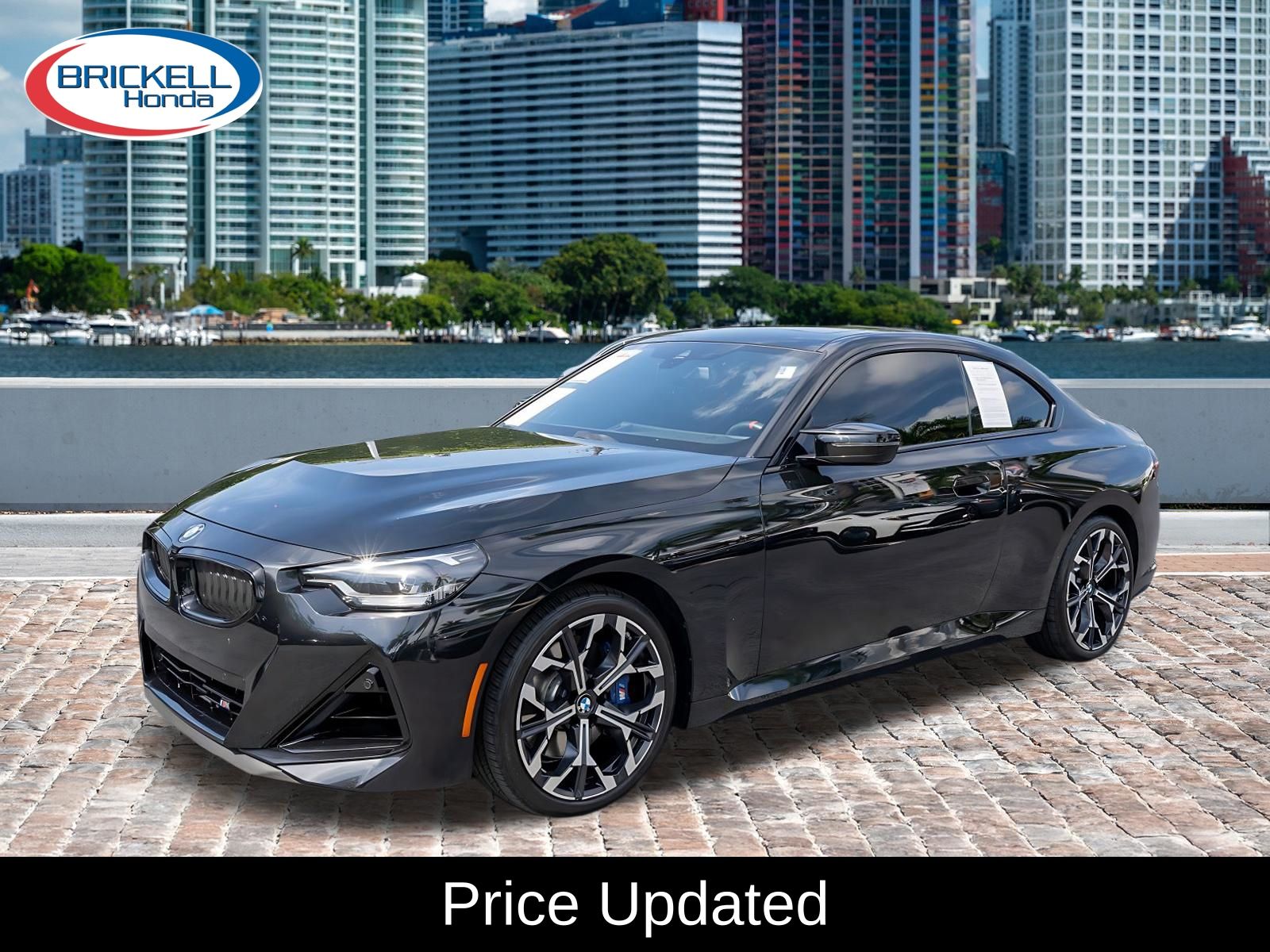 Black Sapphire Metallic 2025 BMW 2 Series Coupe All-Wheel Drive 8-Speed Automatic