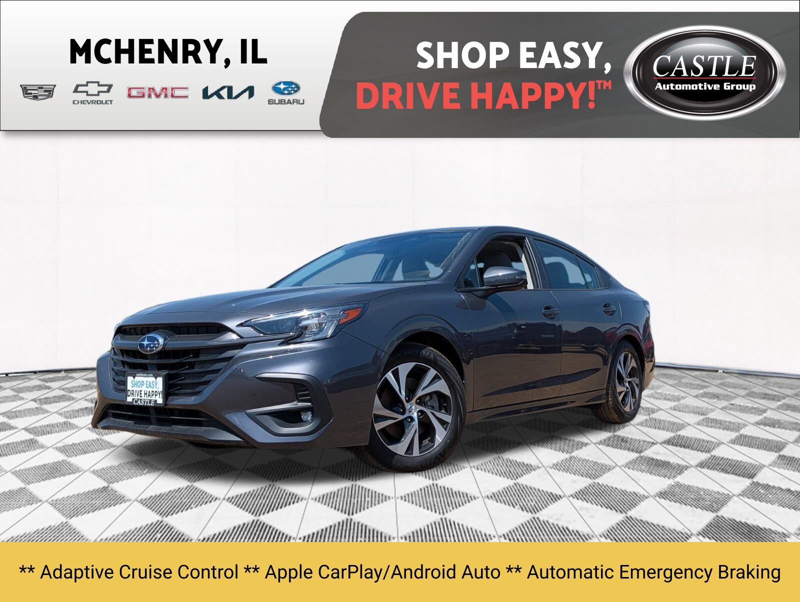 Magnetite Gray Metallic 2025 Subaru Legacy Sedan All-Wheel Drive Continuously Variable Transmission