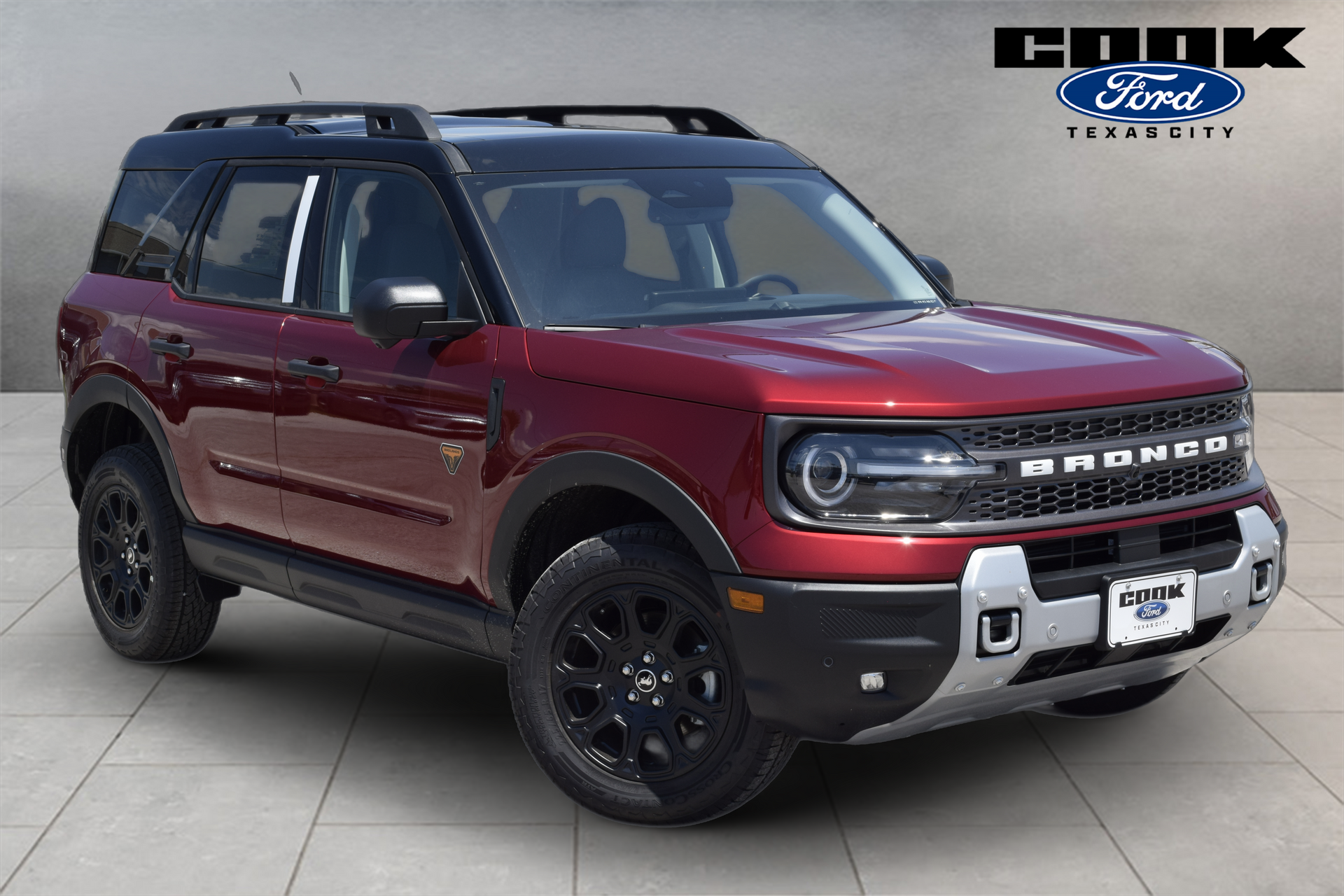 2026 Ford Bronco Sport Badlands Red at Classic Ford Galveston