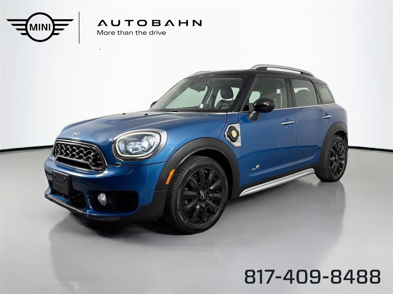 Blue 2019 MINI Countryman Hybrid Plug-in Cooper SE ALL4 AWD SUV / Crossover All-Wheel Drive 6-Speed Automatic