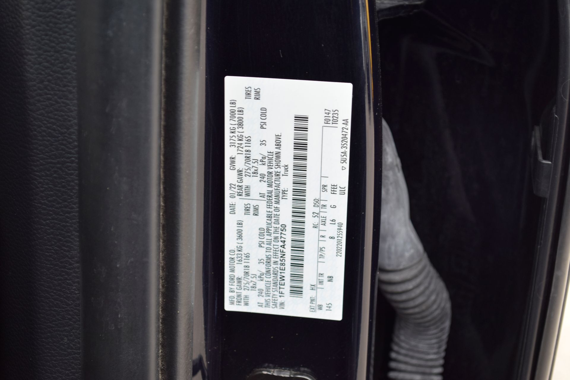 2022 Ford F-150 Tremor Blue at DeMontrond Ford