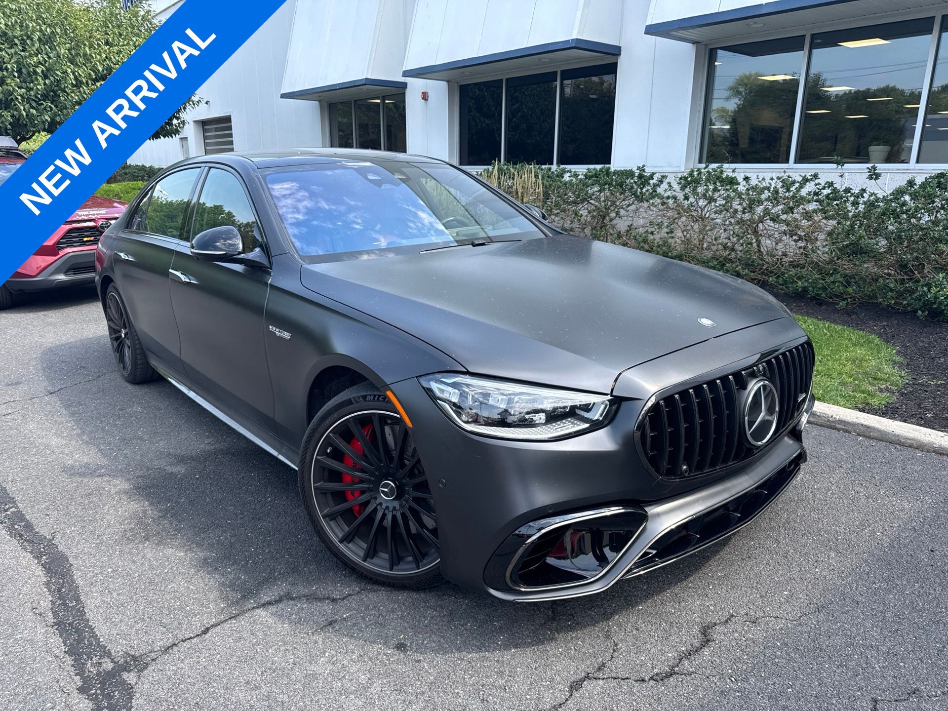 MANUFAKTUR Graphite Gray Magno 2024 Mercedes-Benz S-Class Sedan All-Wheel Drive 9-Speed Automatic