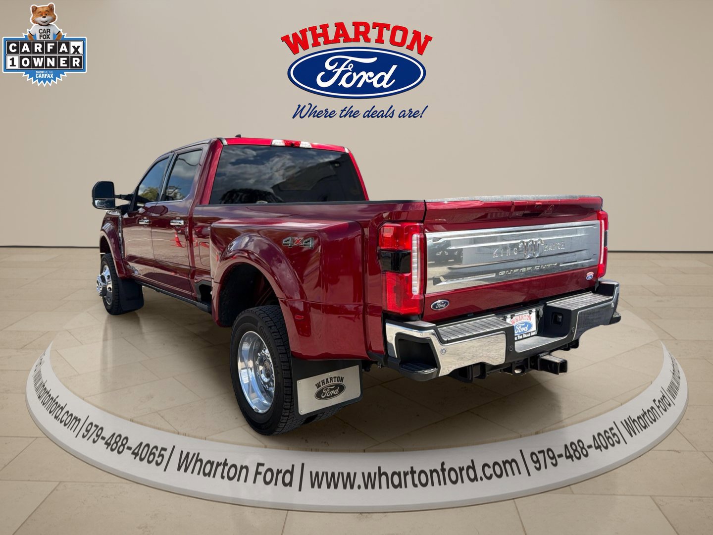 2026 Ford F-450SD King Ranch Red at EAG Ford Navasota