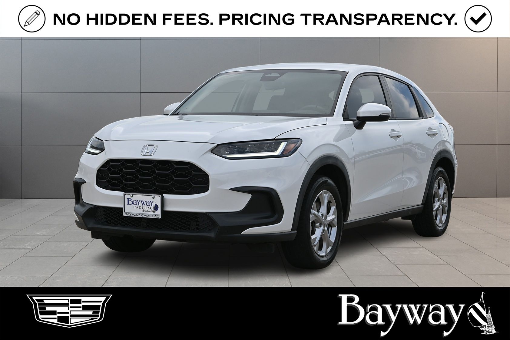 2023 Honda HR-V LX White at Shottenkirk Kia Fort Bend