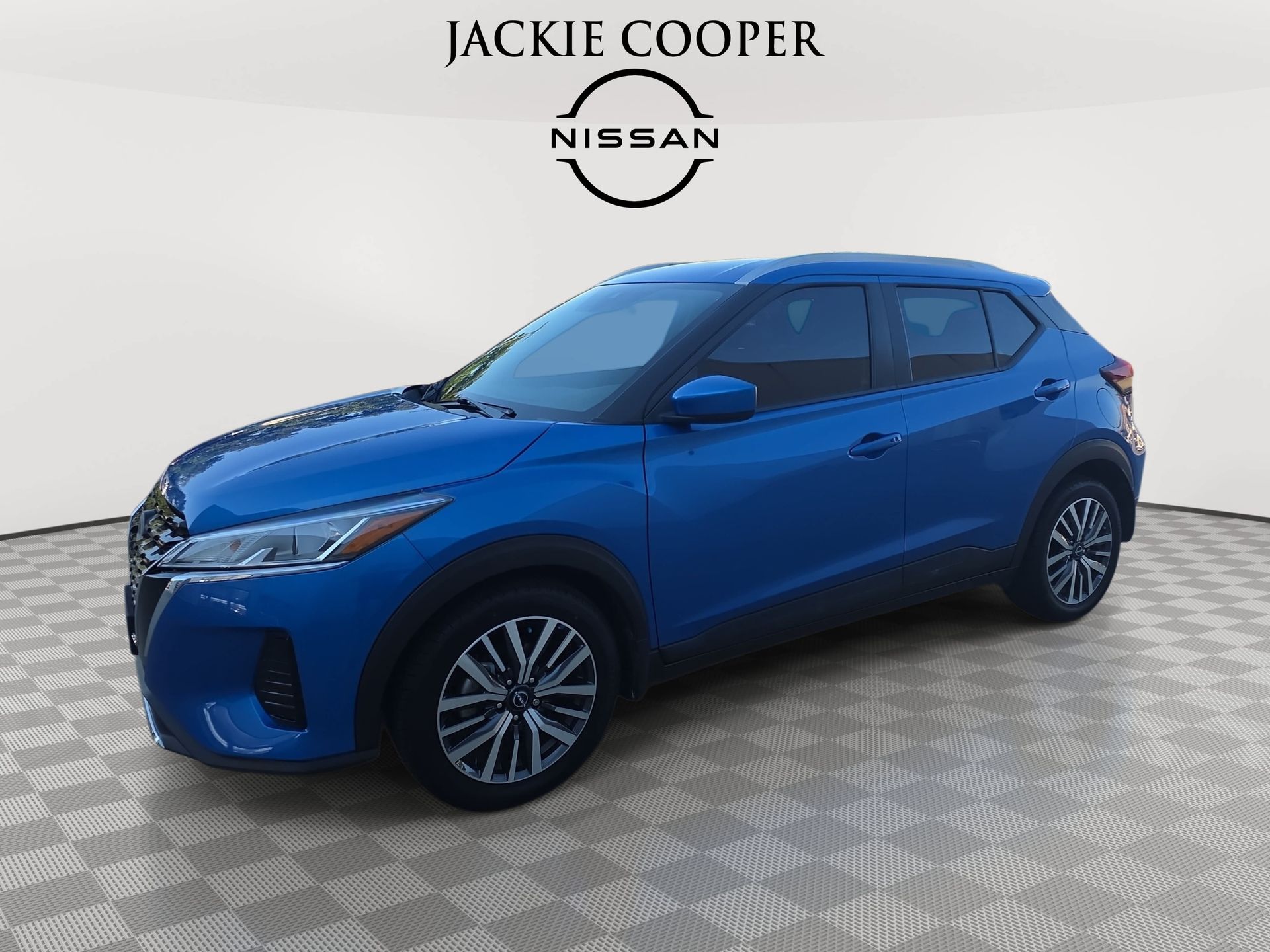 Electric Blue Metallic 2023 Nissan Kicks SUV / Crossover Front-Wheel Drive Continuously Variable Transmission