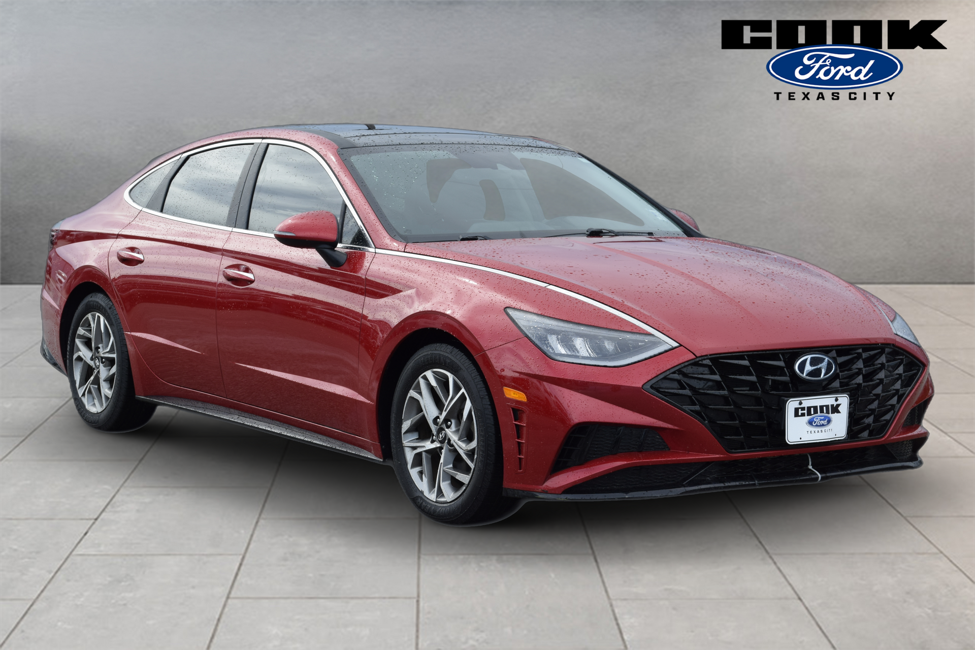 2021 Hyundai Sonata SEL Red at Parkway Family Mazda