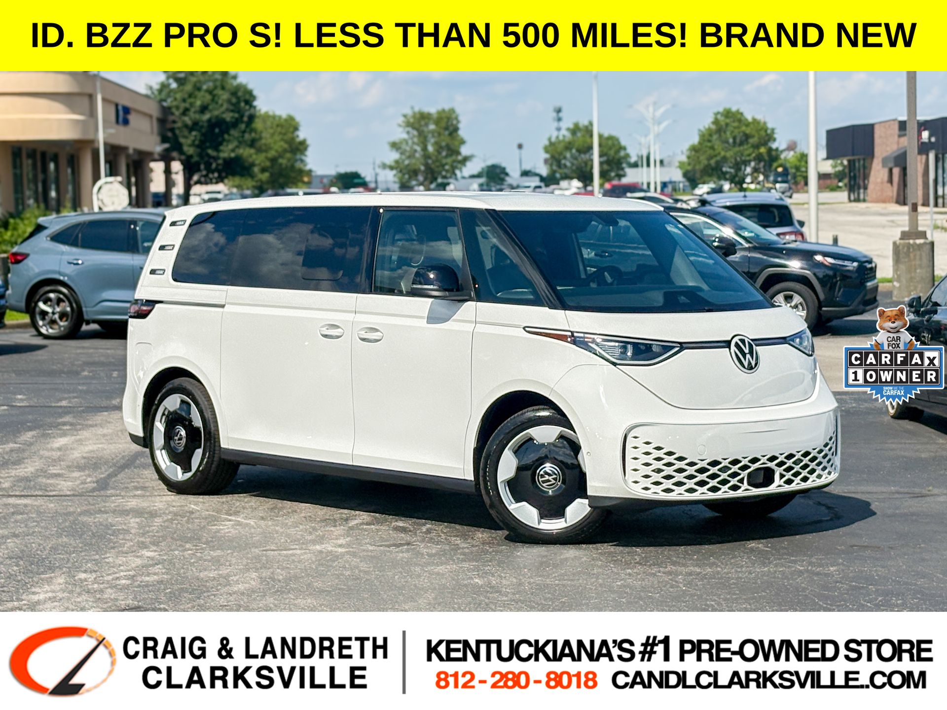 White 2025 Volkswagen ID.Buzz Minivan Rear-Wheel Drive Automatic