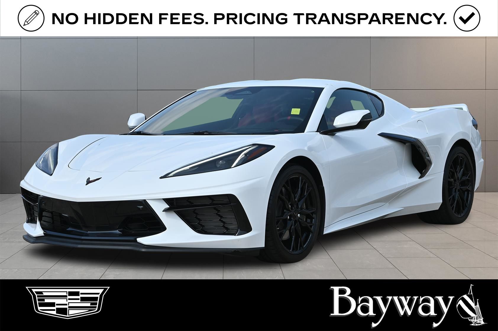 2024 Chevrolet Corvette Stingray White at Central Houston Nissan