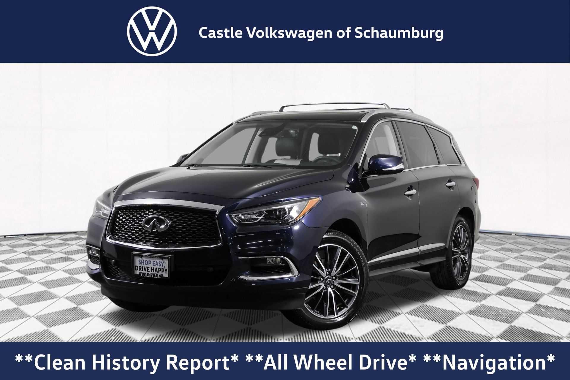 Hermosa Blue 2020 INFINITI QX60 SUV / Crossover All-Wheel Drive Continuously Variable Transmission