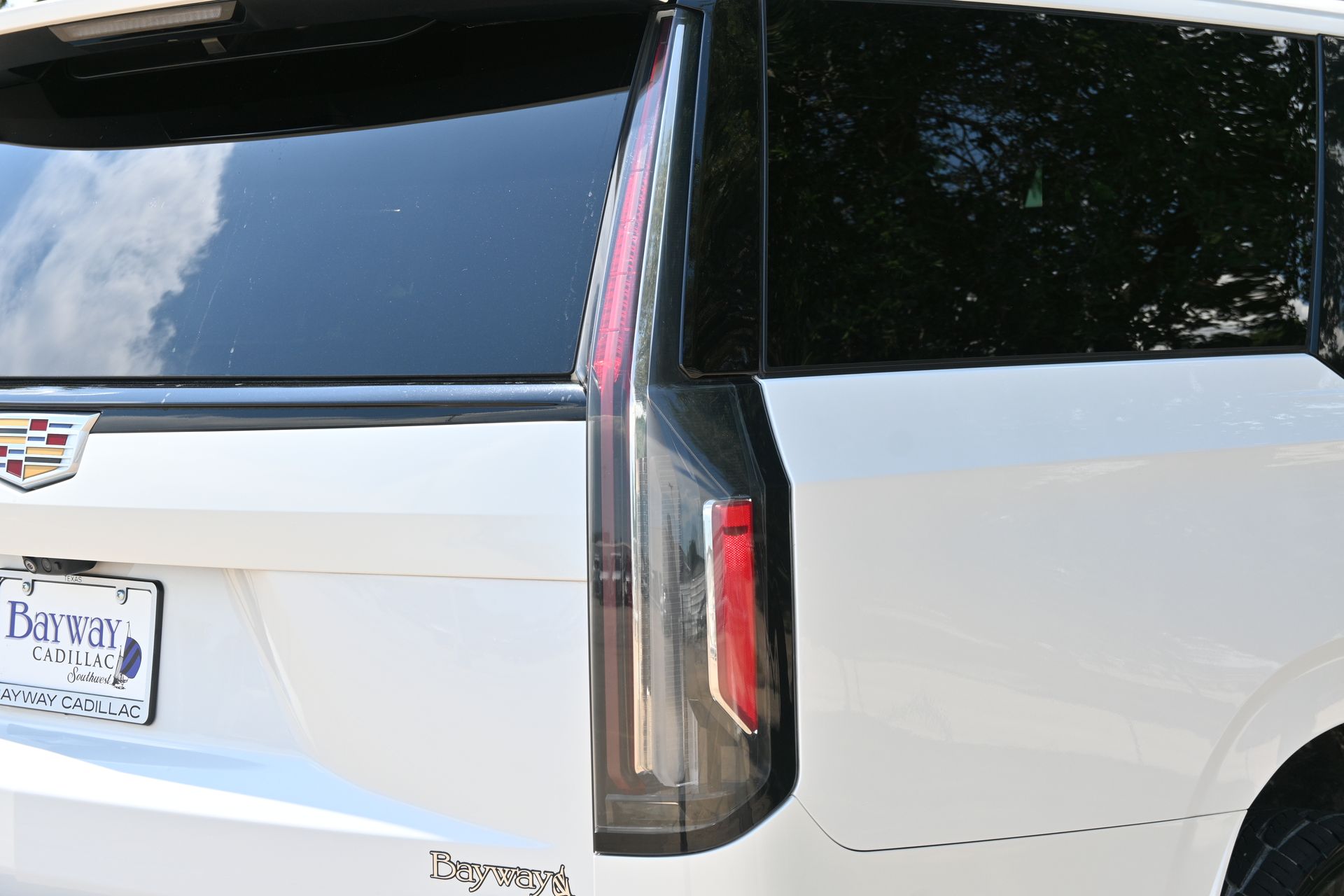 2021 Cadillac Escalade ESV Sport White at Shottenkirk Kia Fort Bend
