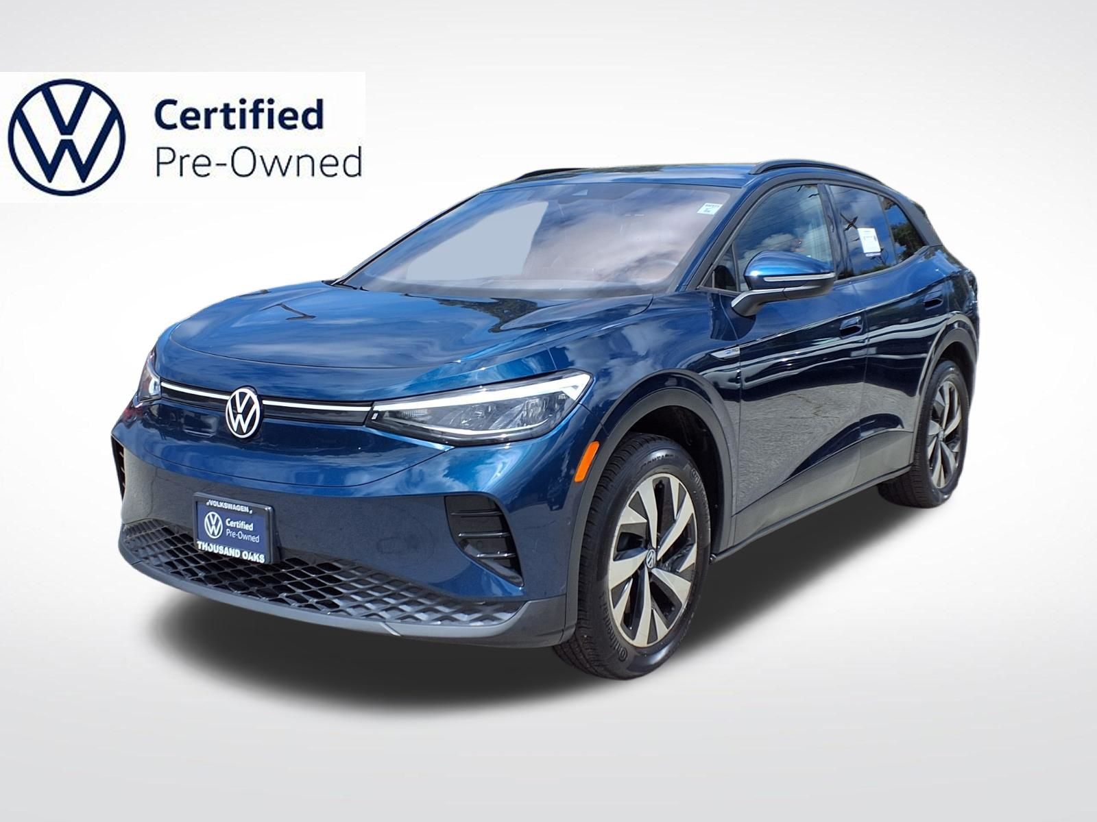 Blue Metallic 2023 Volkswagen ID.4 SUV / Crossover All-Wheel Drive Automatic