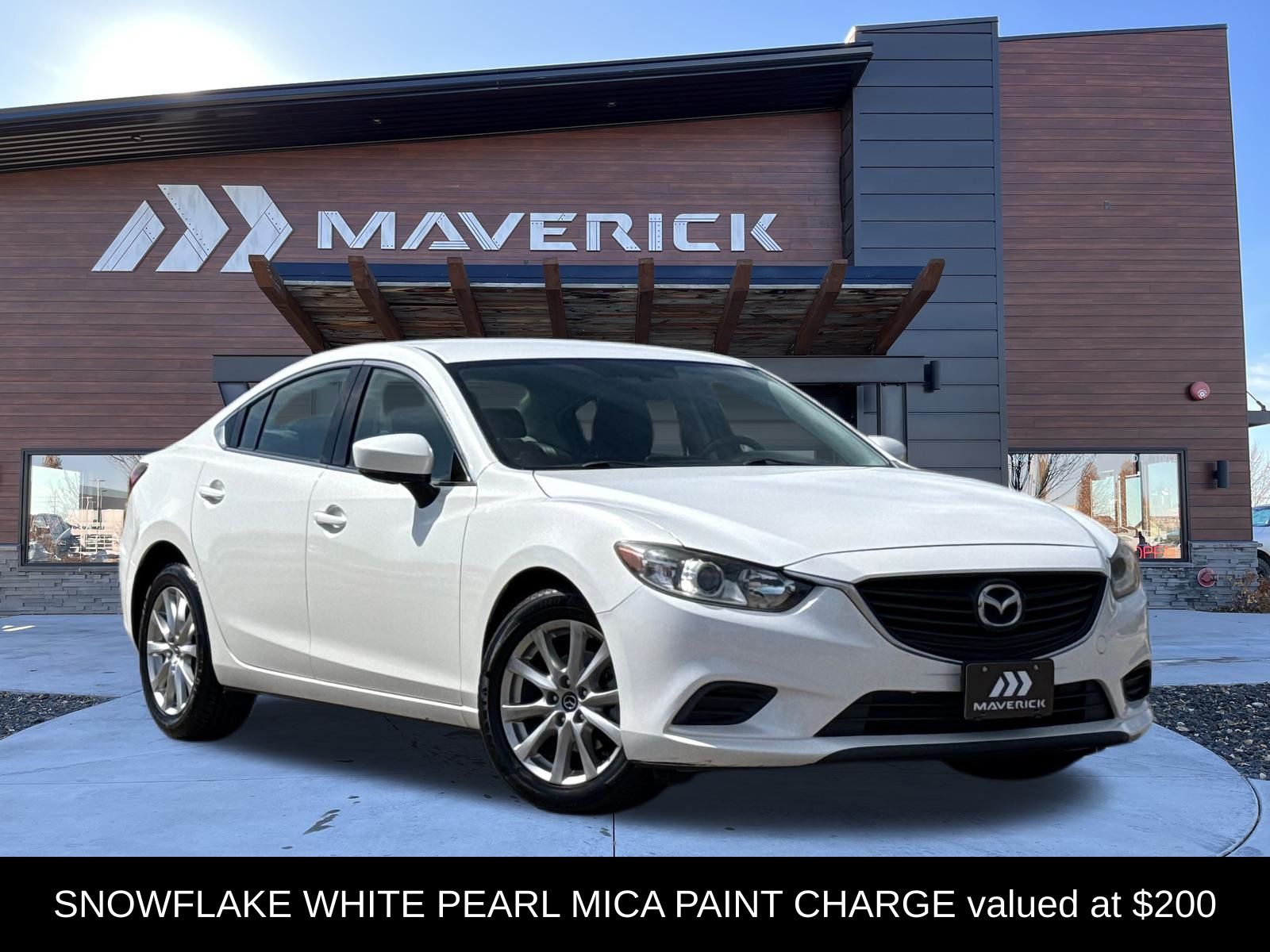 Snowflake White Pearl Mica 2017 Mazda MAZDA6 Sedan Front-Wheel Drive Automatic