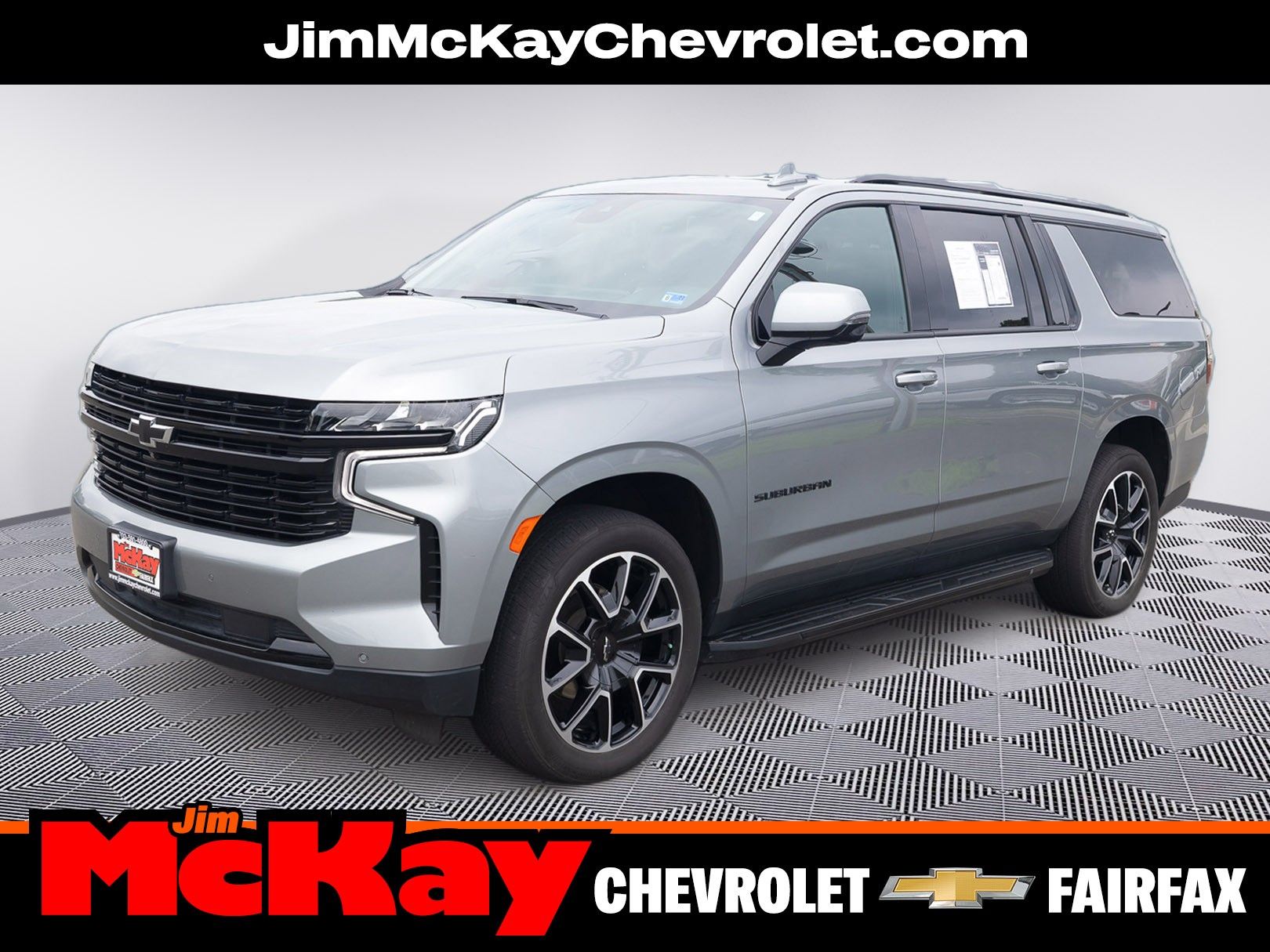 Sterling Gray Metallic 2024 Chevrolet Suburban SUV / Crossover Four-Wheel Drive