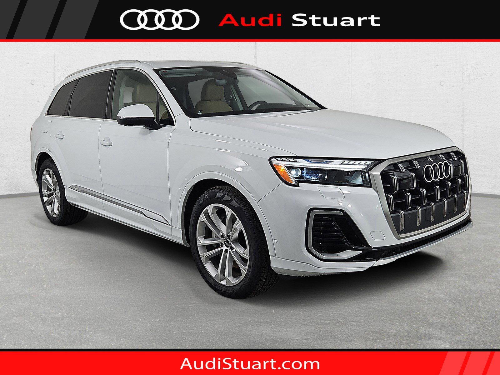 Glacier White Metallic 2026 Audi Q7 quattro Prestige 55 TFSI SUV / Crossover All-Wheel Drive 8-Speed Automatic
